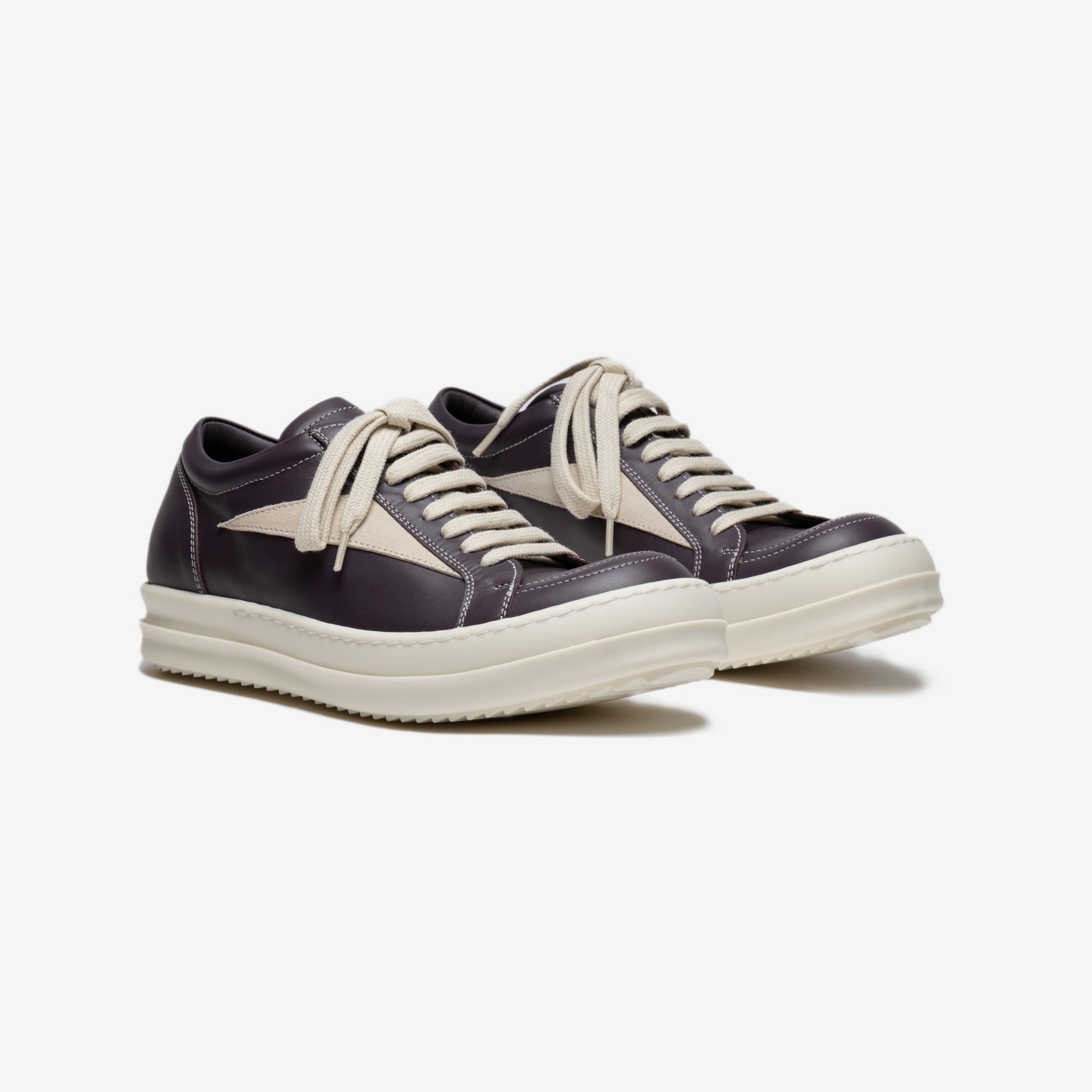 Rick Owens Womens Luxor Amethyst Vintage Sneakers Amethyst - 1