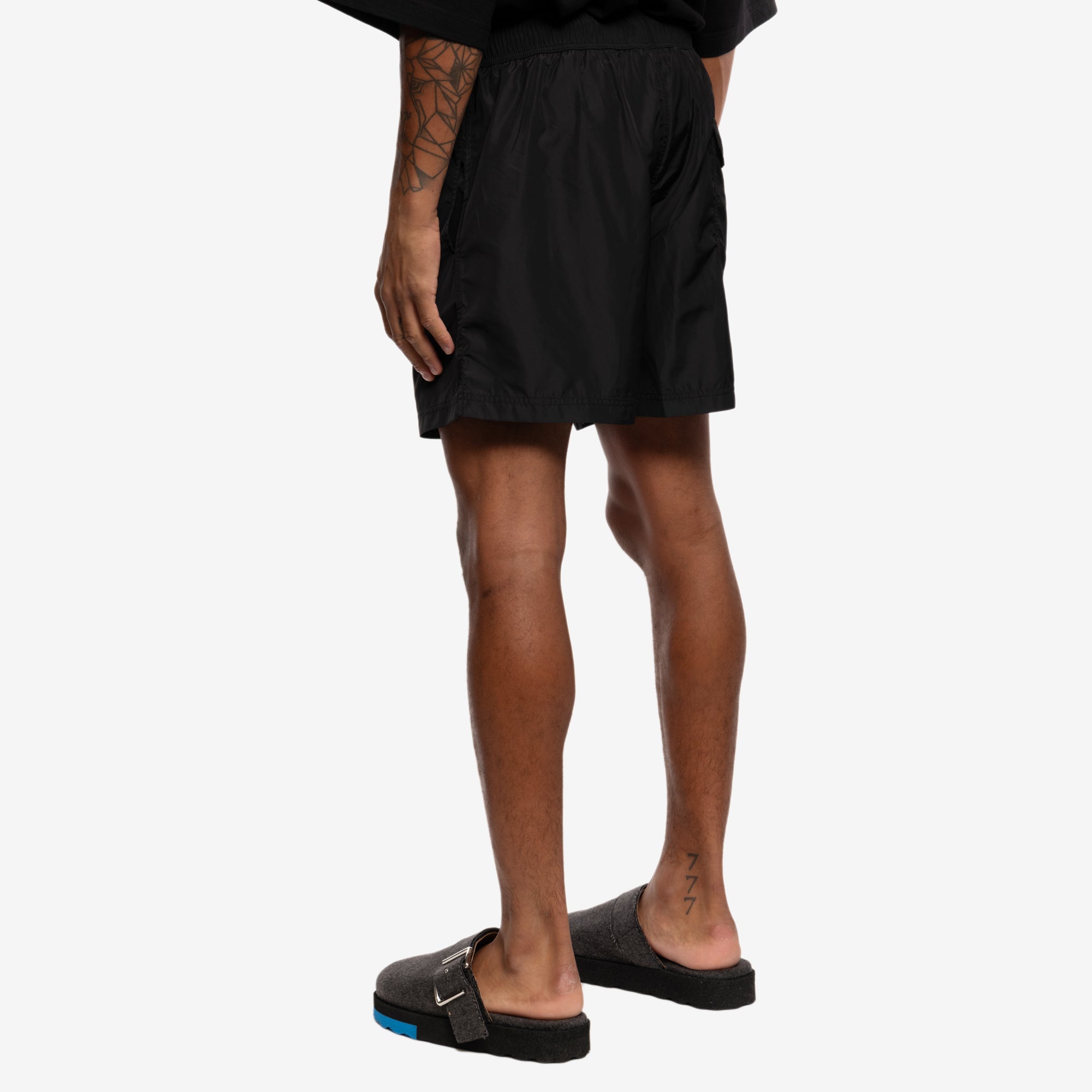 Palm Angels Classic Logo Swimshorts Black - 4