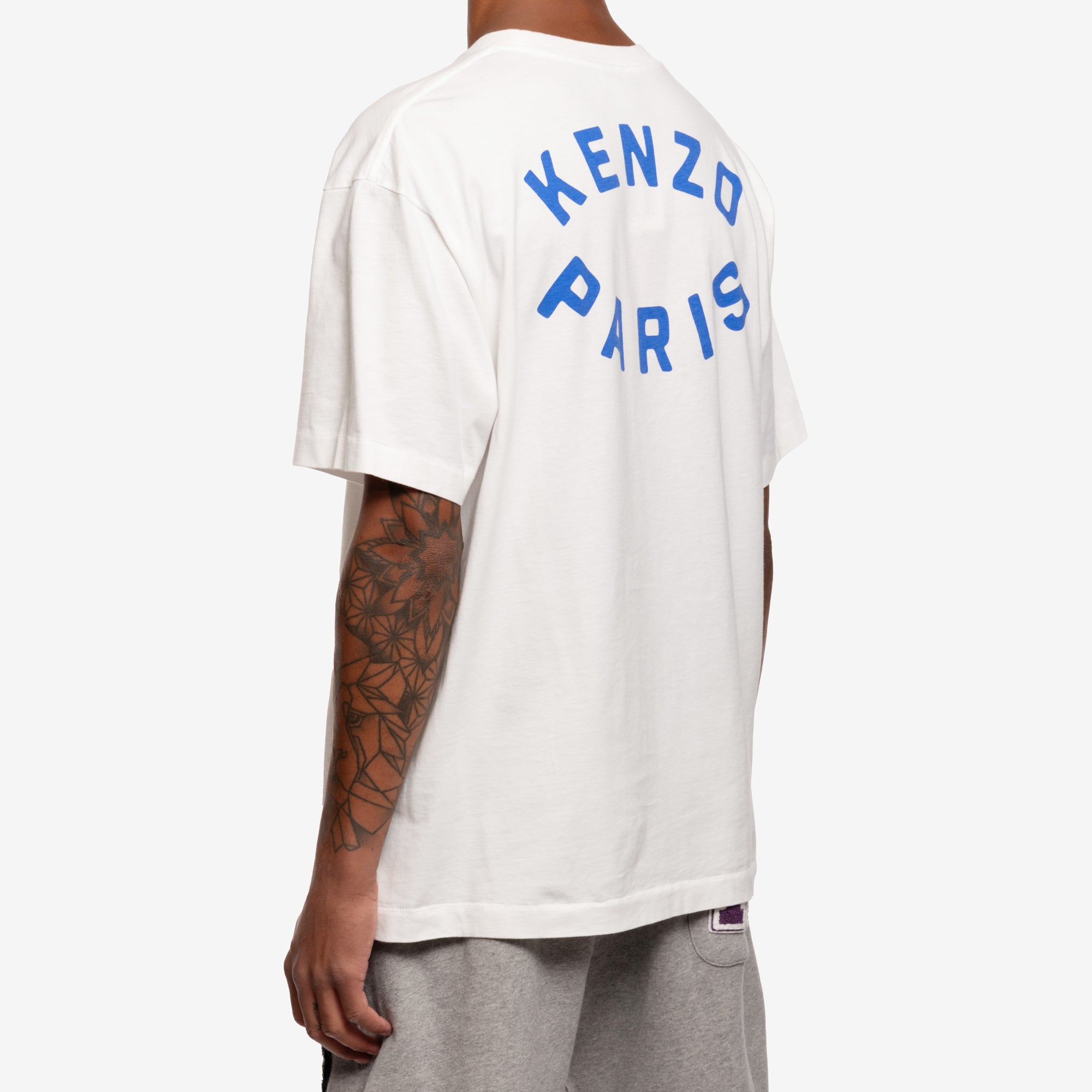 Kenzo Kenzo Target Oversize T-Shirt Off White - 4
