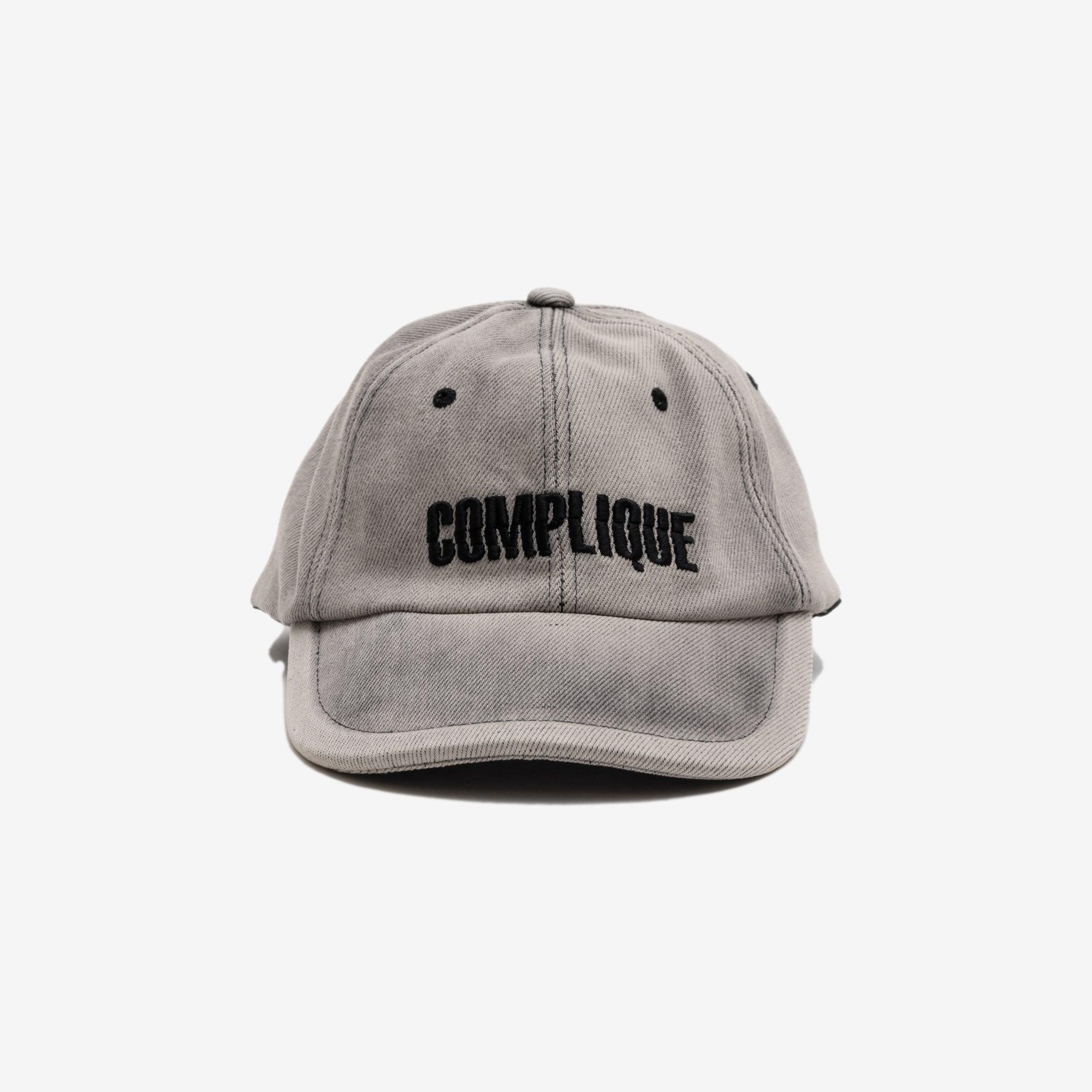Juun.J Washed Denim Ball Cap Ivory - 1
