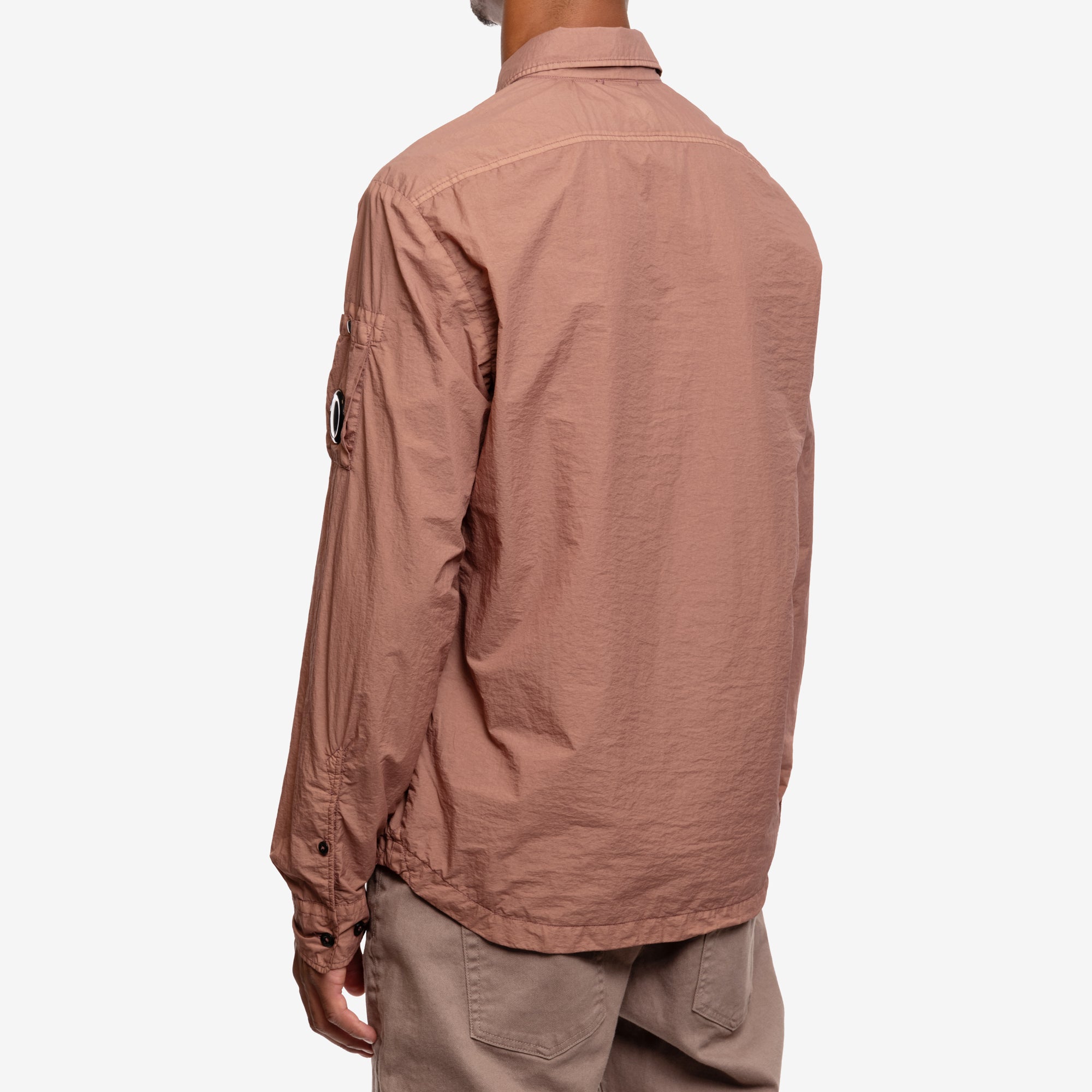 C.P. Company Taylon L Button Shirt Cedar Wood - 4