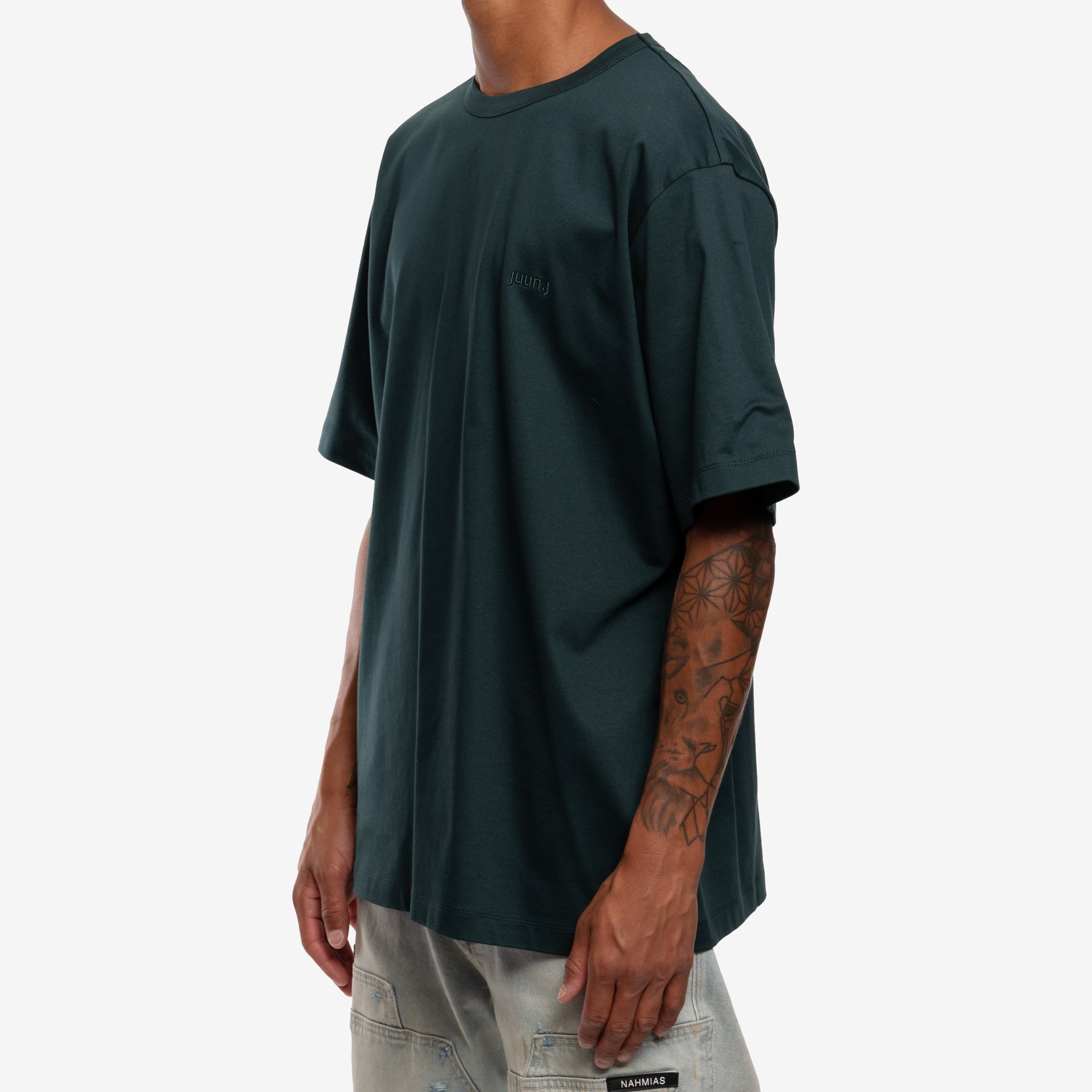 Juun.J Graphic T-Shirt Green - 3