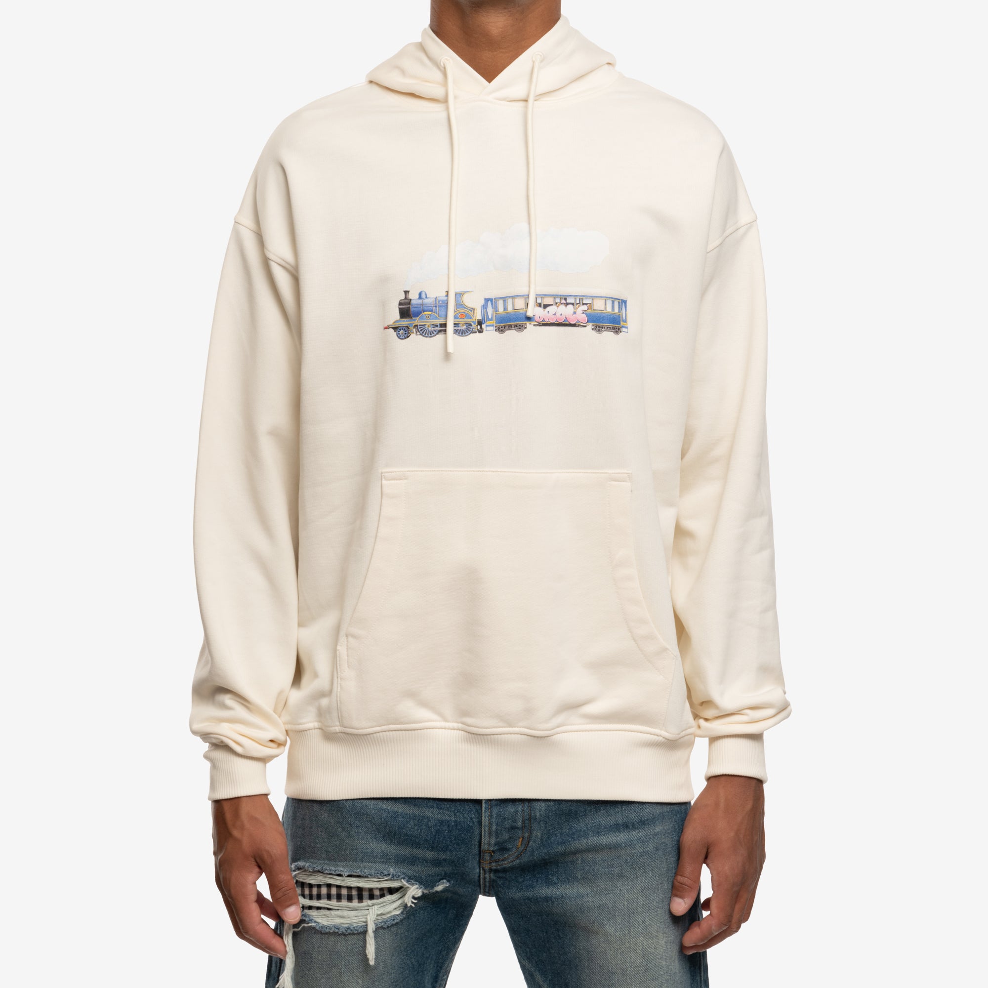 Drôle de Monsieur Le Hoodie Locomotive Cream - 1