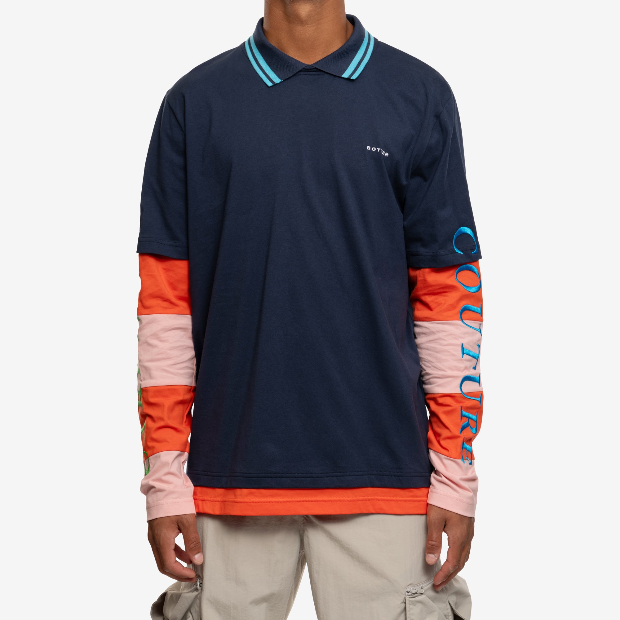 BOTTER Caribbean Couture LS Polo Navy - 1