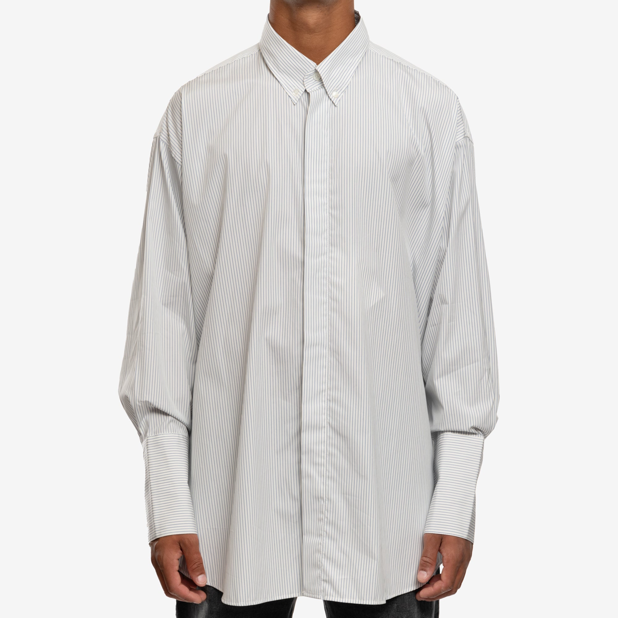 AMI Oversize Shirt White - 1