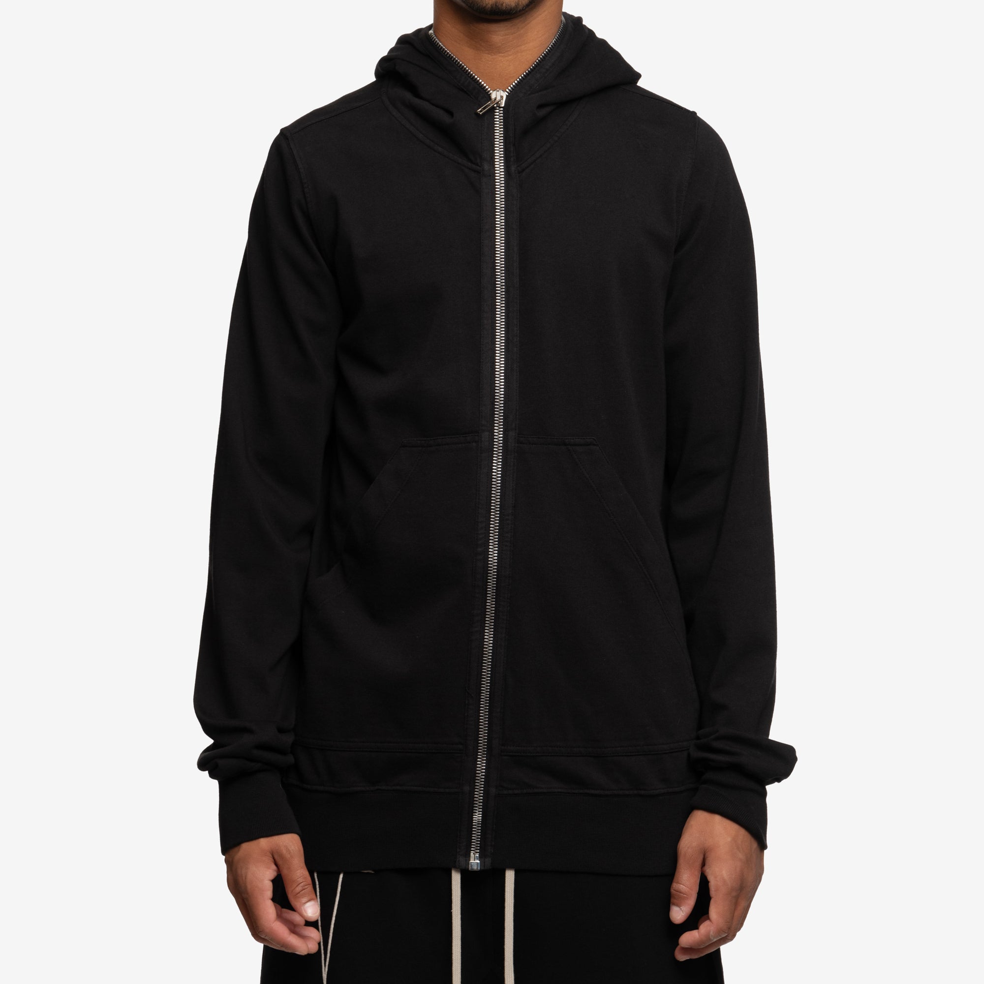 Rick Owens DRKSHDW Luxor Gimp Zip Hoody Black - 1
