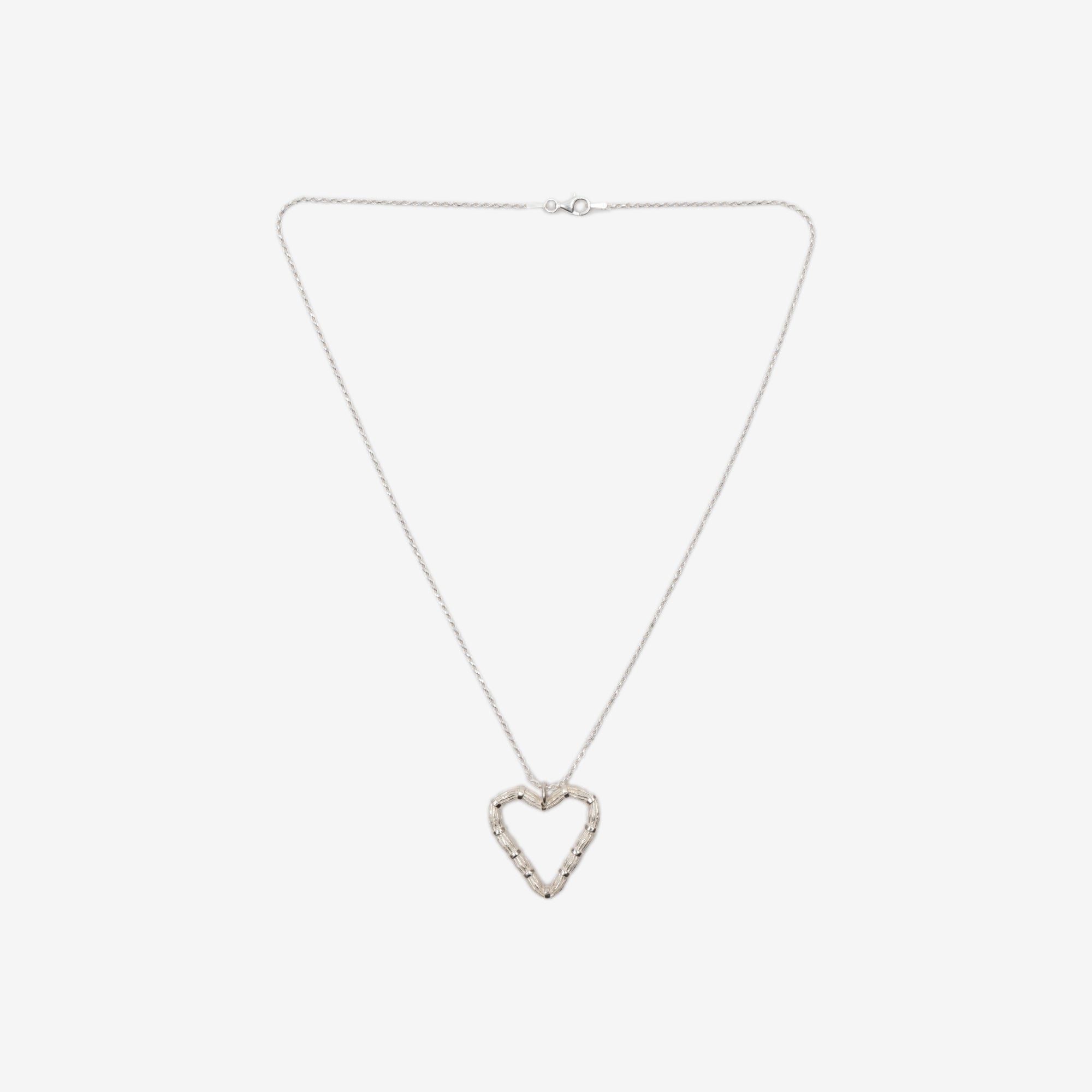 Bleue Burnham Heart Willow Pendant Silver - 1