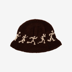 Running Guys Crotchet Hat