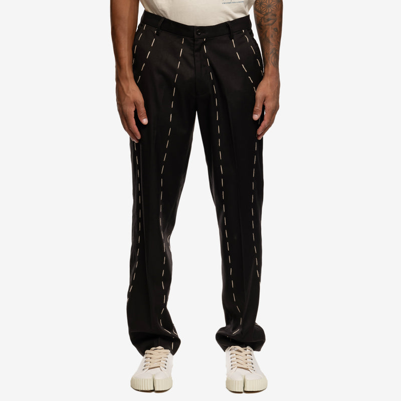 Hand Embroidered Suit Pants
