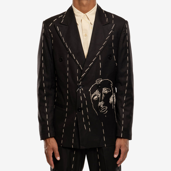Hand Embroidered Suit Jacket
