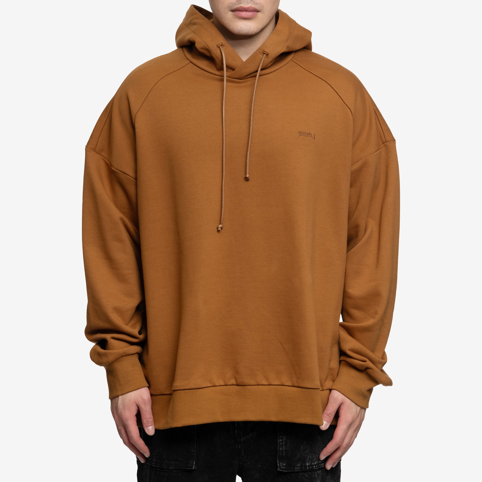 Juun.J Cactus Graphic Hoody Brown - 1