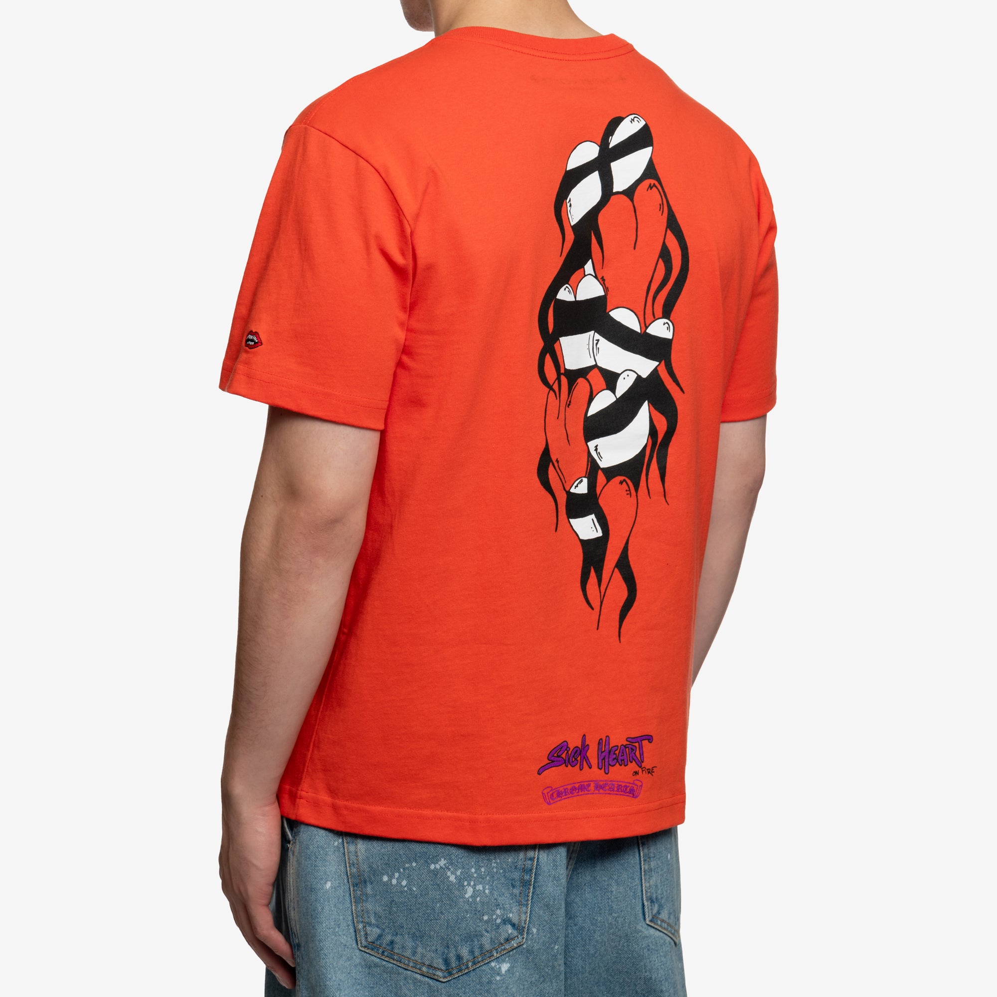 Chrome Hearts Mattyboy Sadistic Lipstick T-Shirt Red - 4