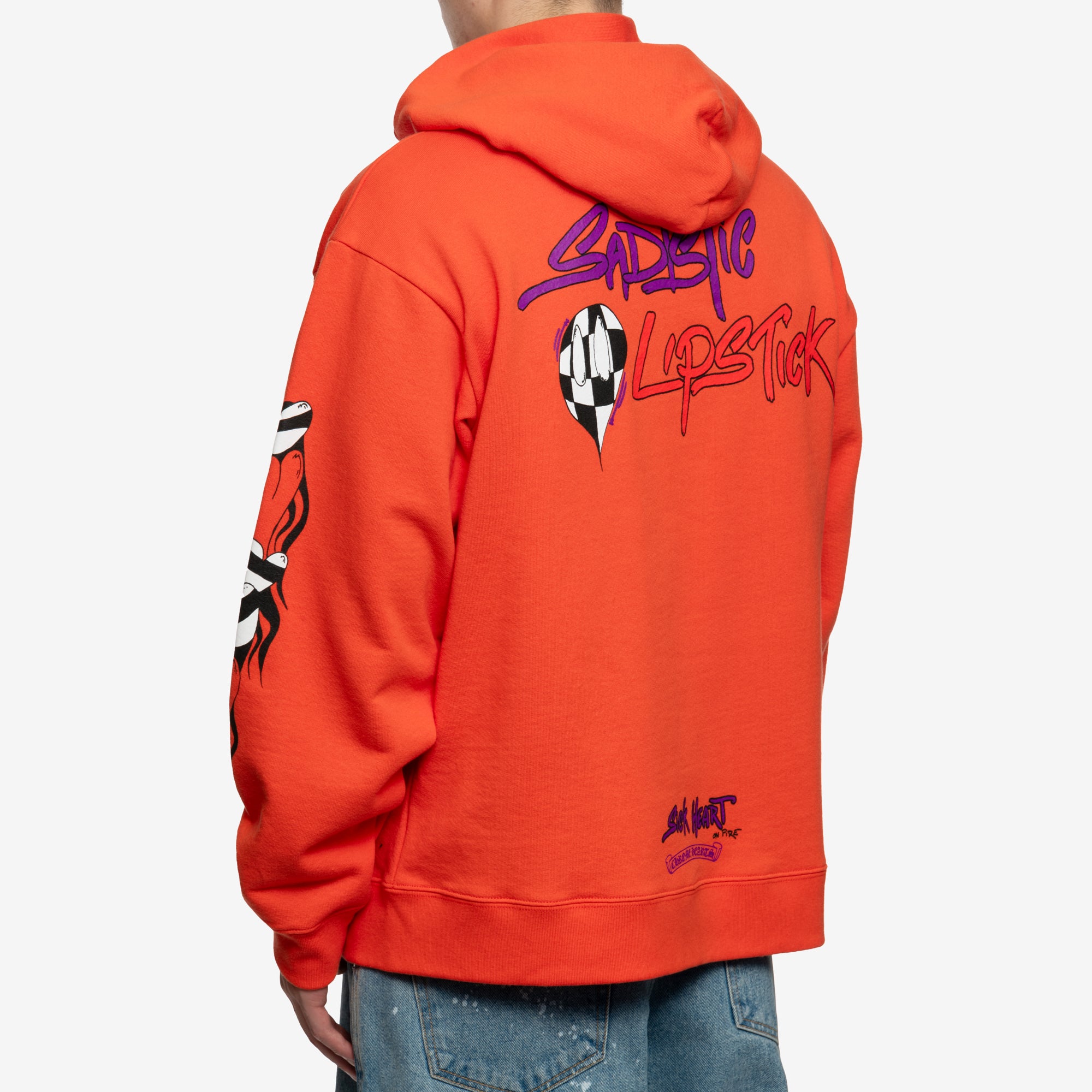 Chrome Hearts Mattyboy Sadistic Lipstick Hoody Red - 4