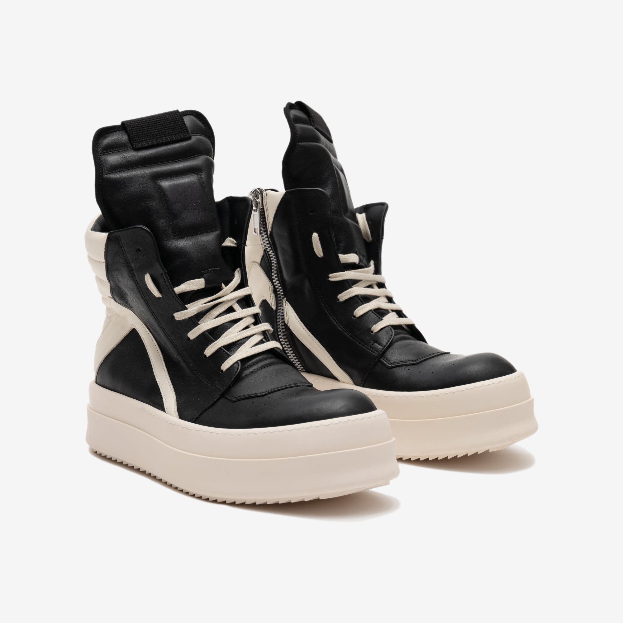 Rick Owens Mega Bumper Geobasket Sneakers Black - 1