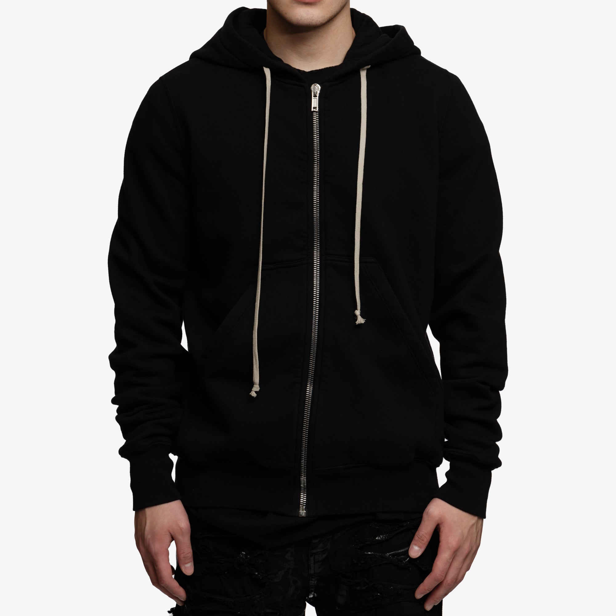 Rick Owens DRKSHDW Luxor Jasons Hoody Black - 1