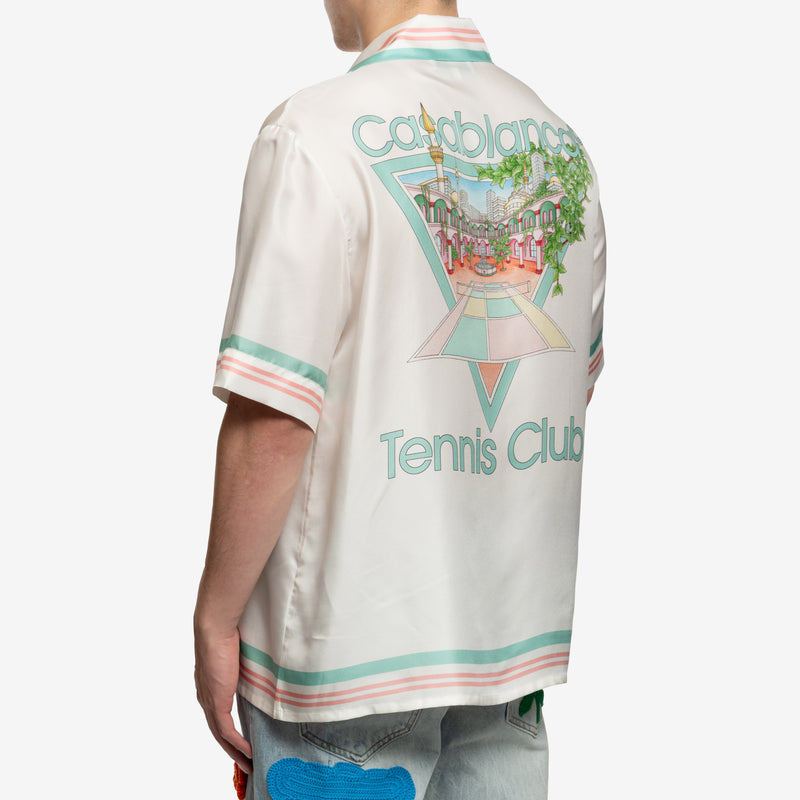 Tennis Club Icon Pastelle SS Silk Shirt