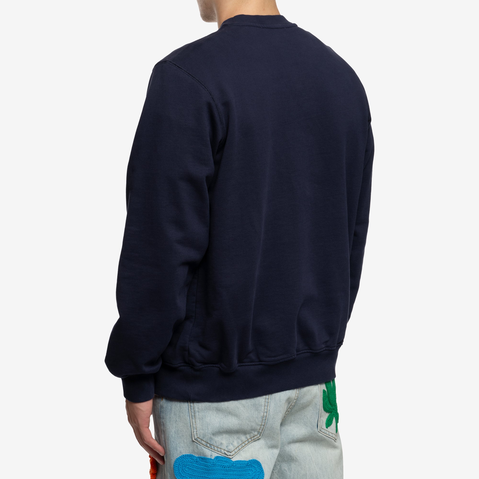 Casablanca For the Peace Sweatshirt Navy - 4