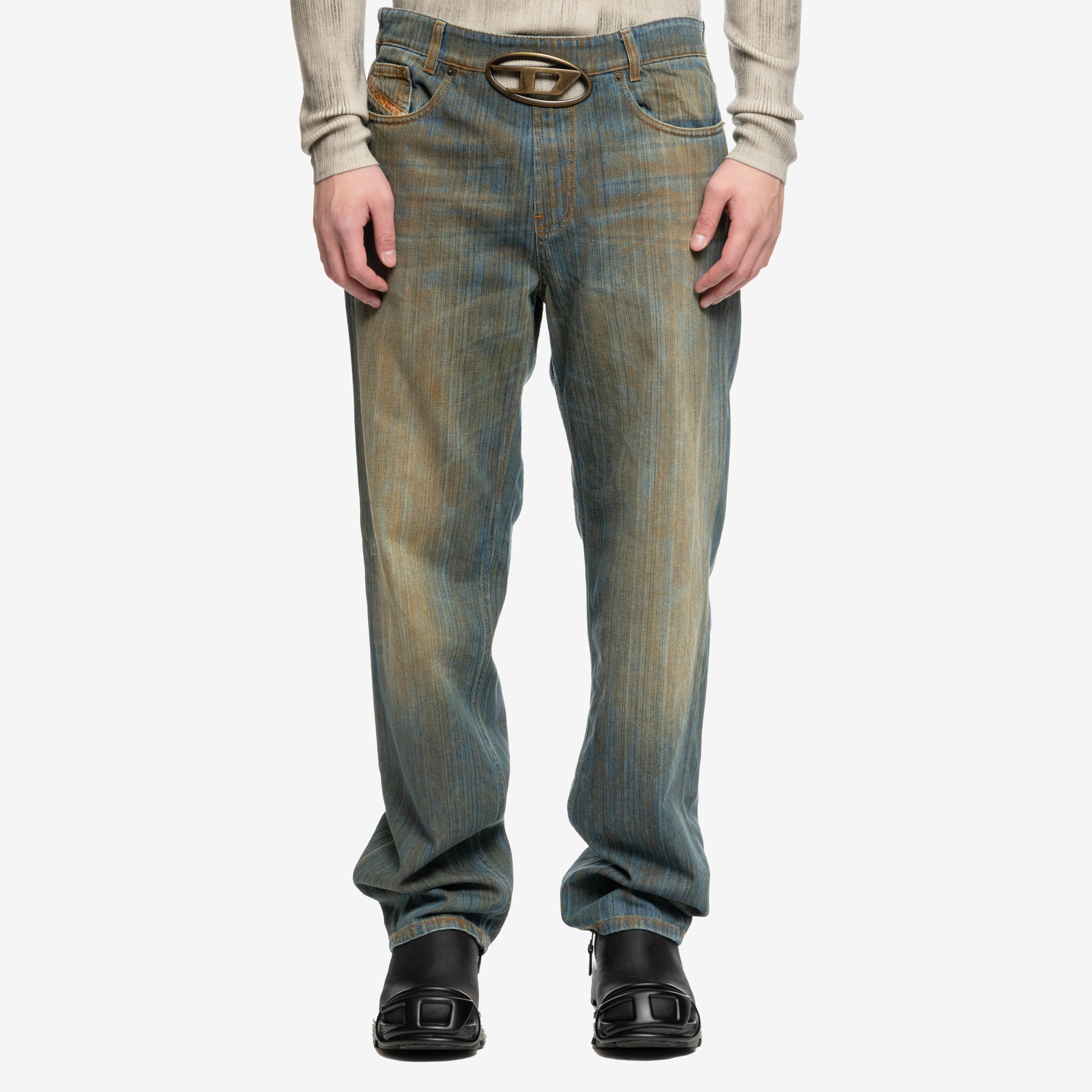 DIESEL D - Oval Loose Jeans Blue - 1