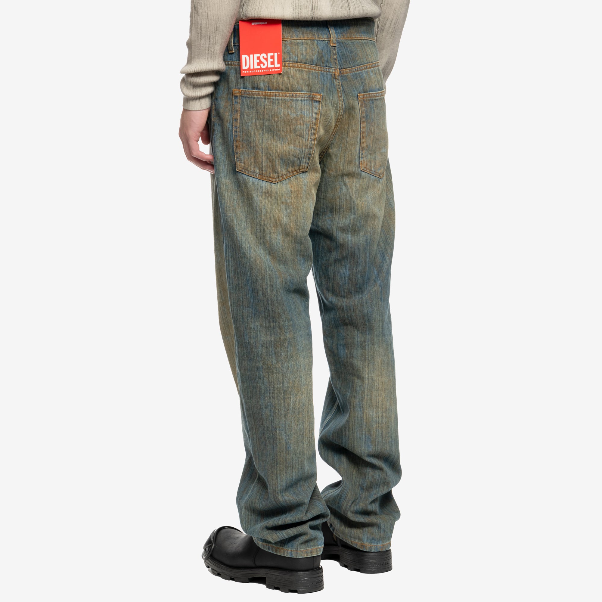 DIESEL D - Oval Loose Jeans Blue - 4