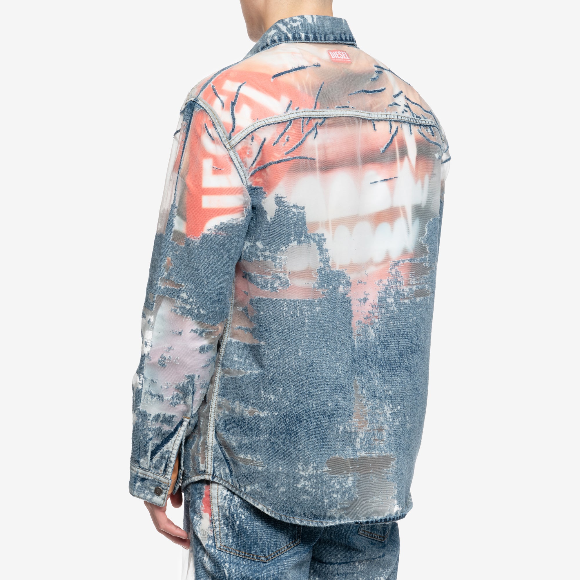 DIESEL Devore Overshirt Blue - 4