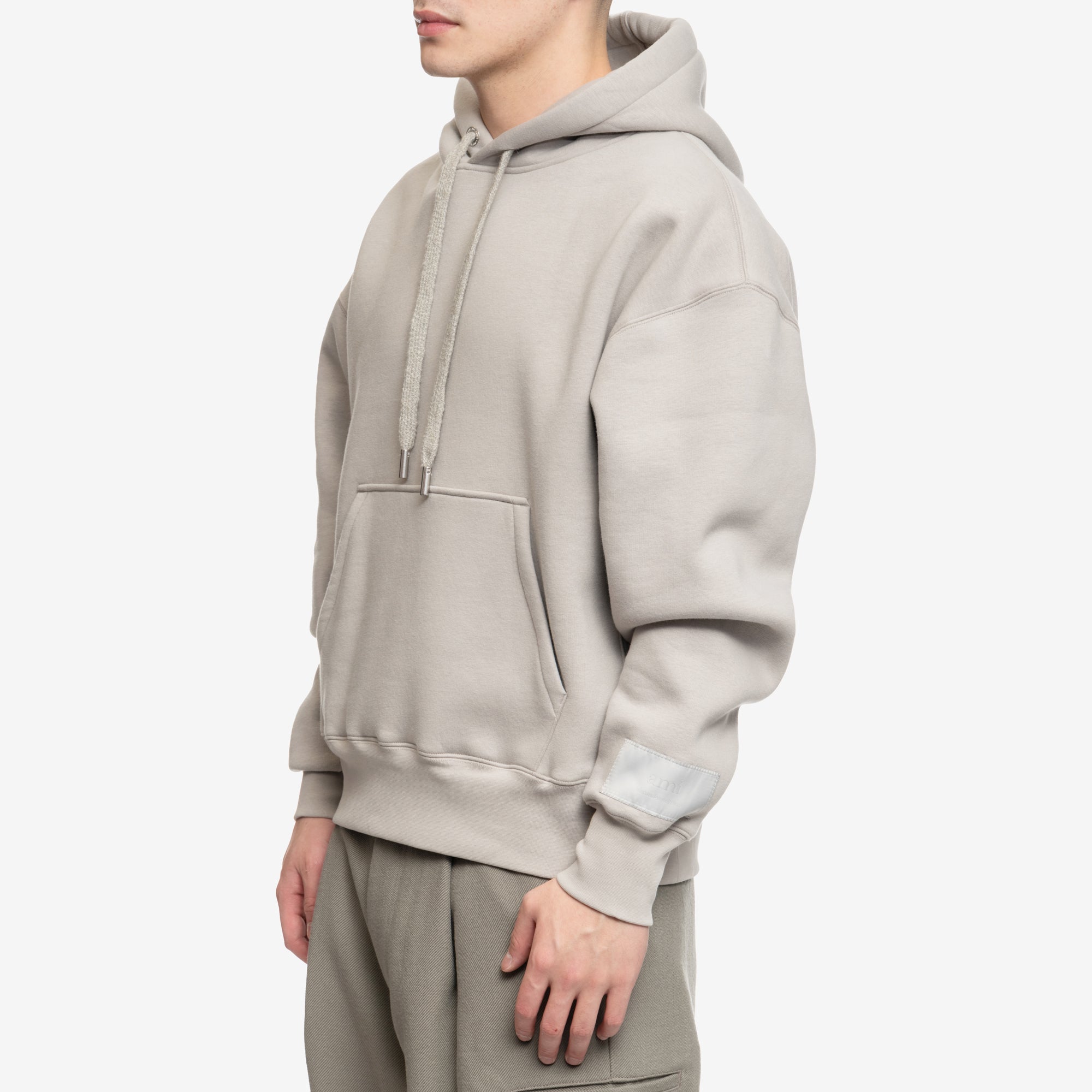 AMI AMI Hoody Pearl Grey - 3