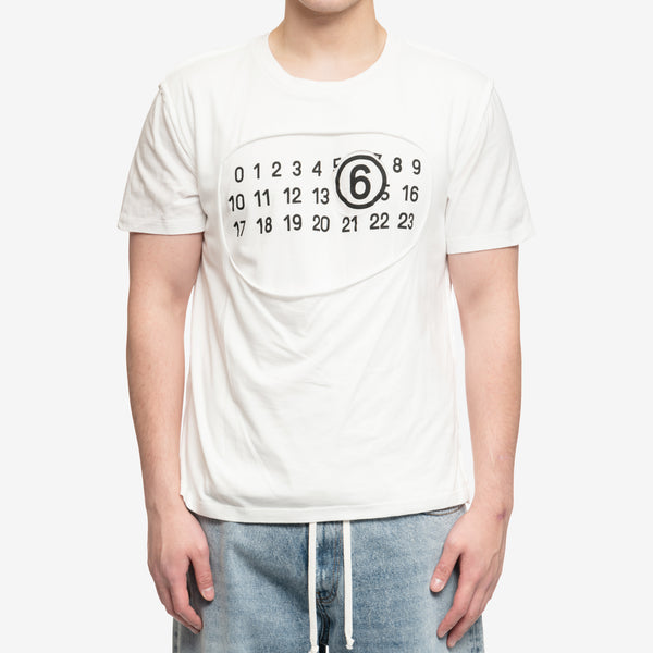 MM6 Crater Label T-Shirt