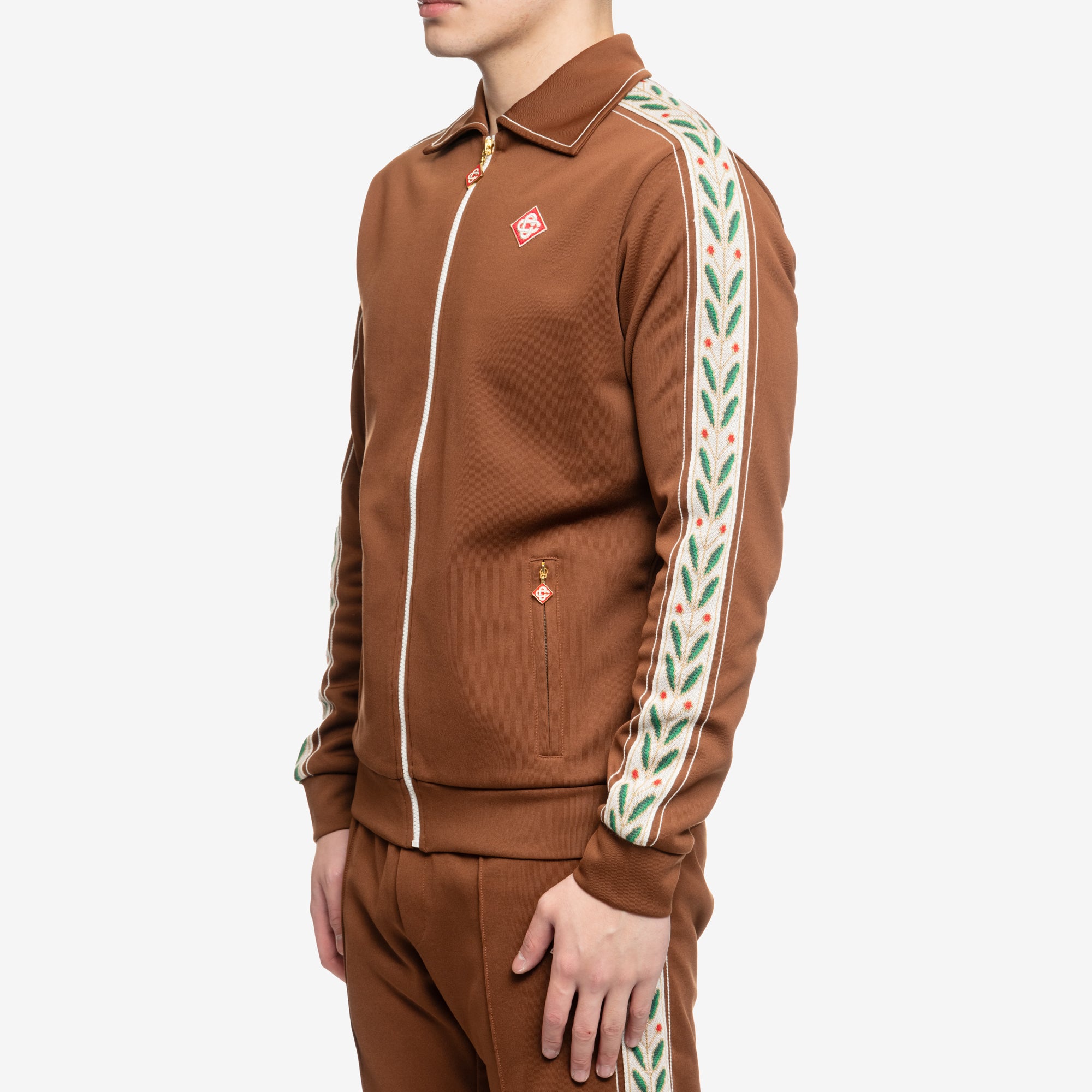 Casablanca Laurel Track Top Brown - 3