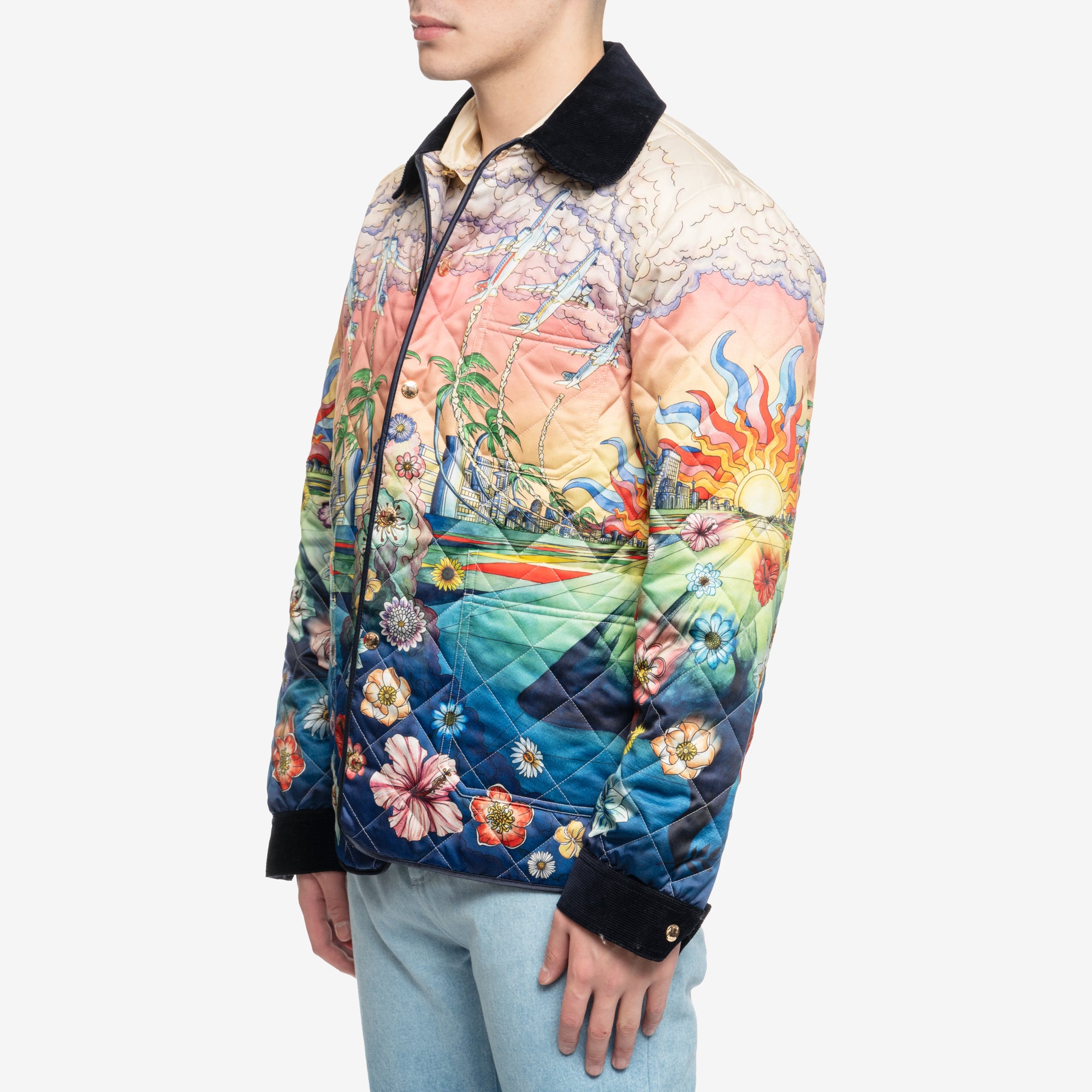 Casablanca Lenvol Quilted Hunting Jacket Multi - 3