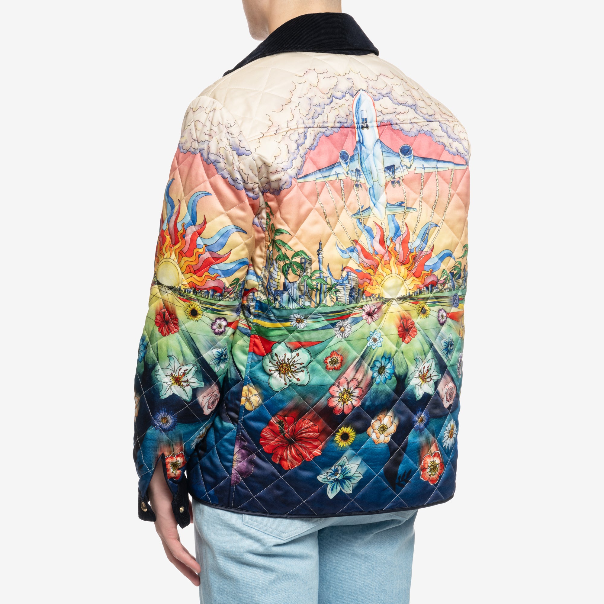 Casablanca Lenvol Quilted Hunting Jacket Multi - 4