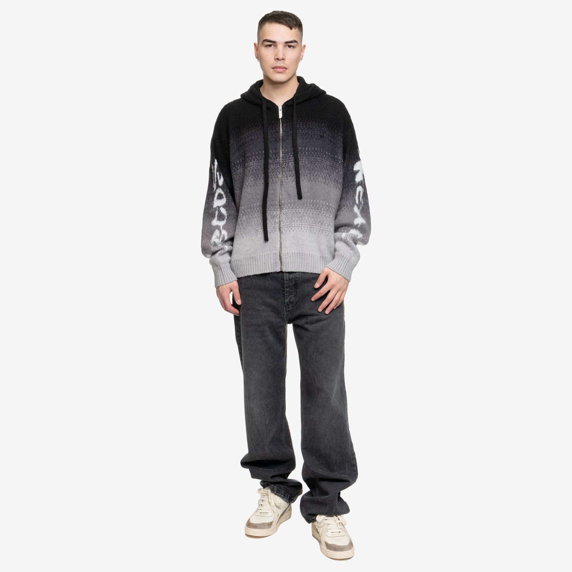 Photo of GCDS Brushed Degrade Zip Up Hoody - 2
