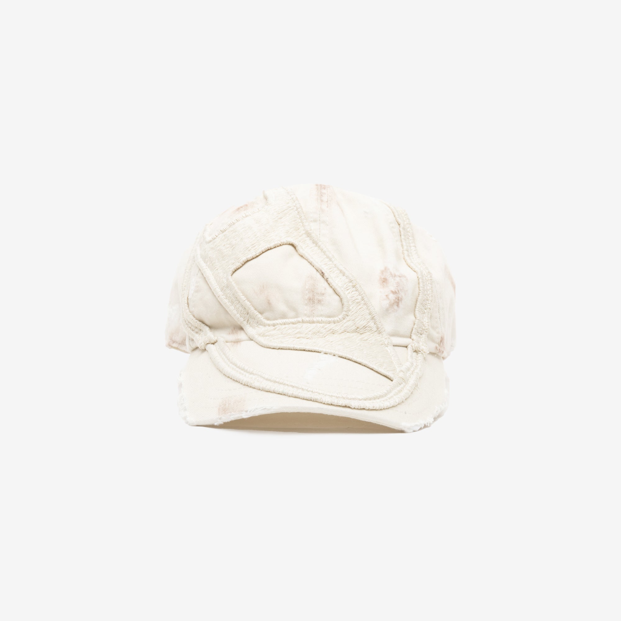 DIESEL Destroyed Denim Cap Off White - 1