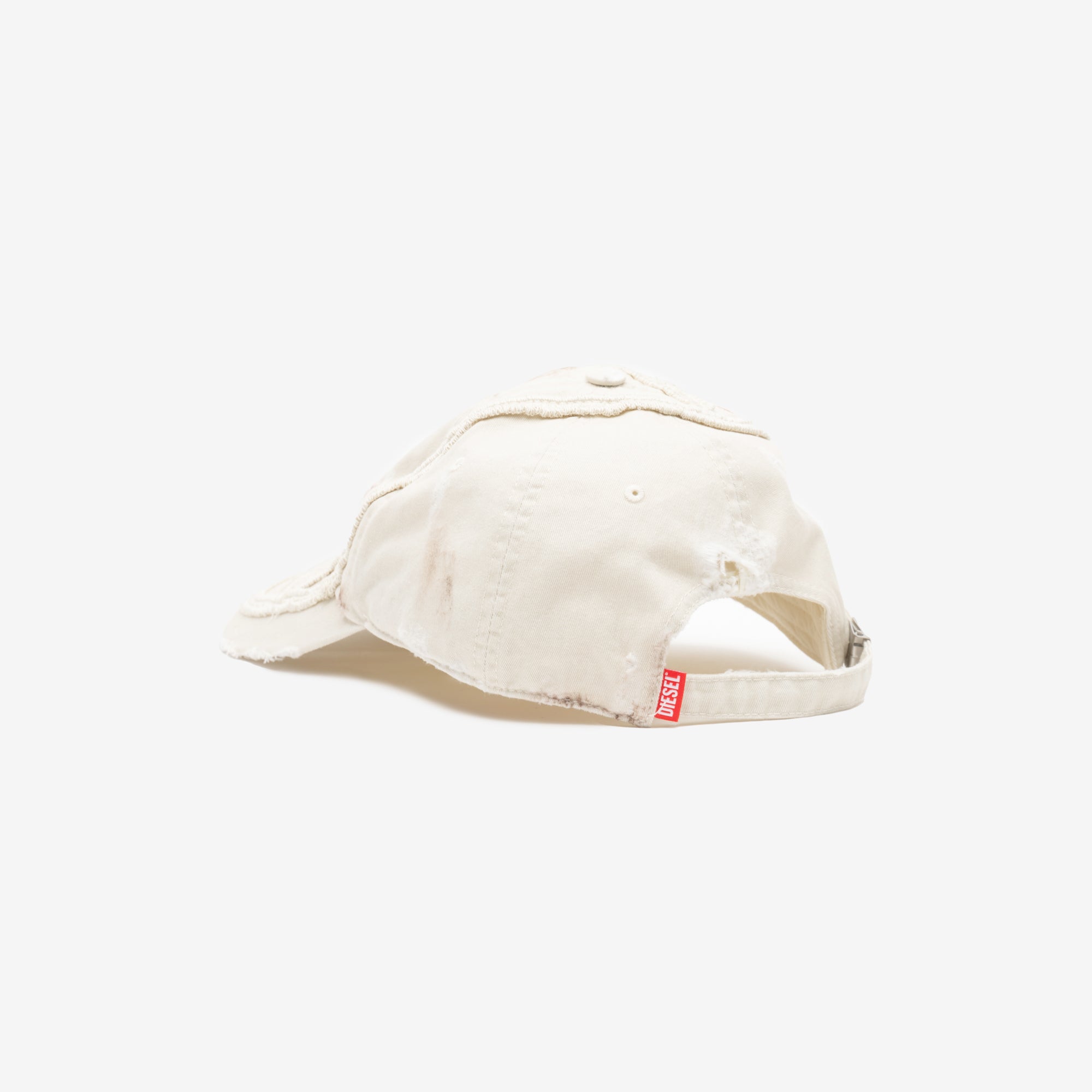 DIESEL Destroyed Denim Cap Off White - 2