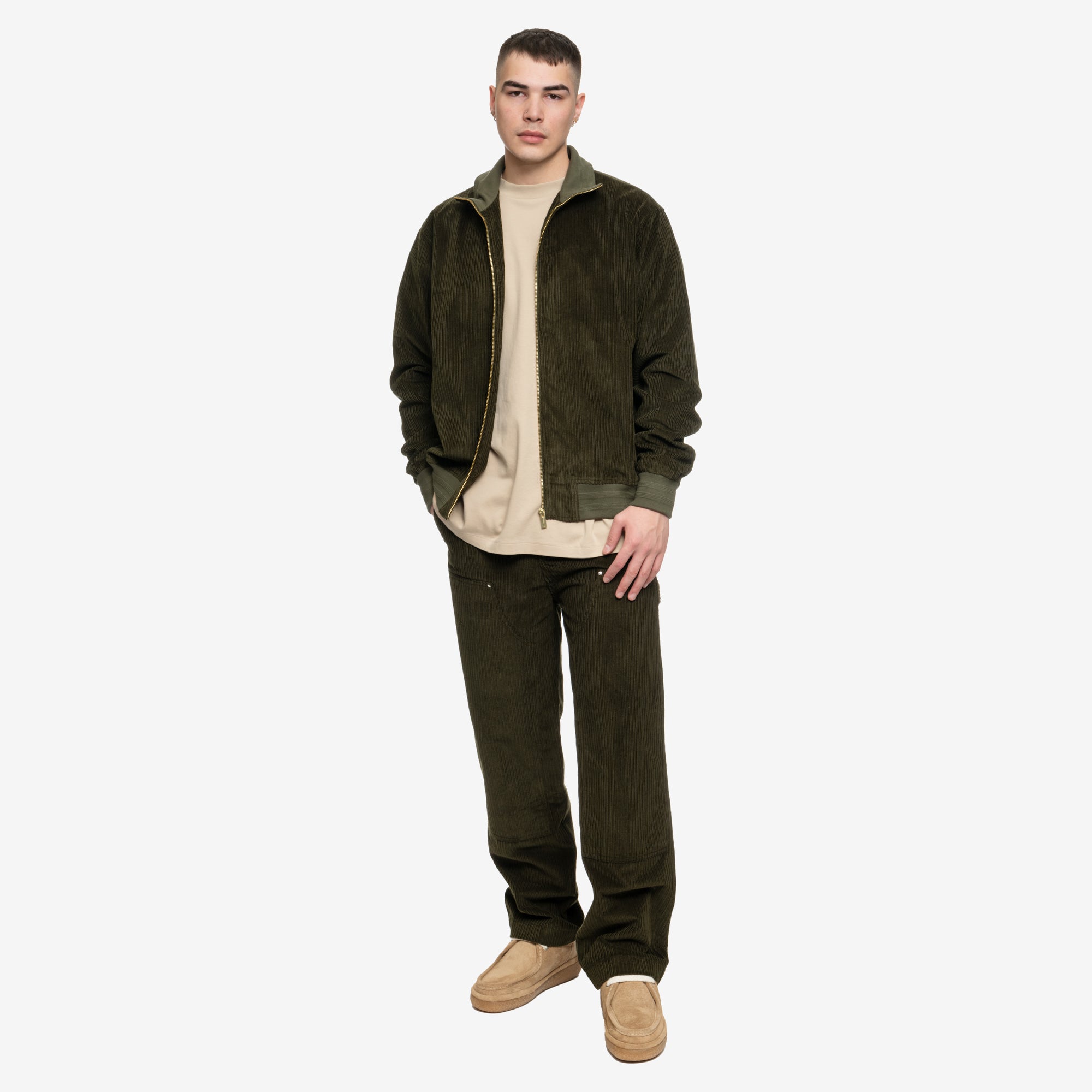 Drôle de Monsieur La Veste Survet Corduroy Khaki - 2