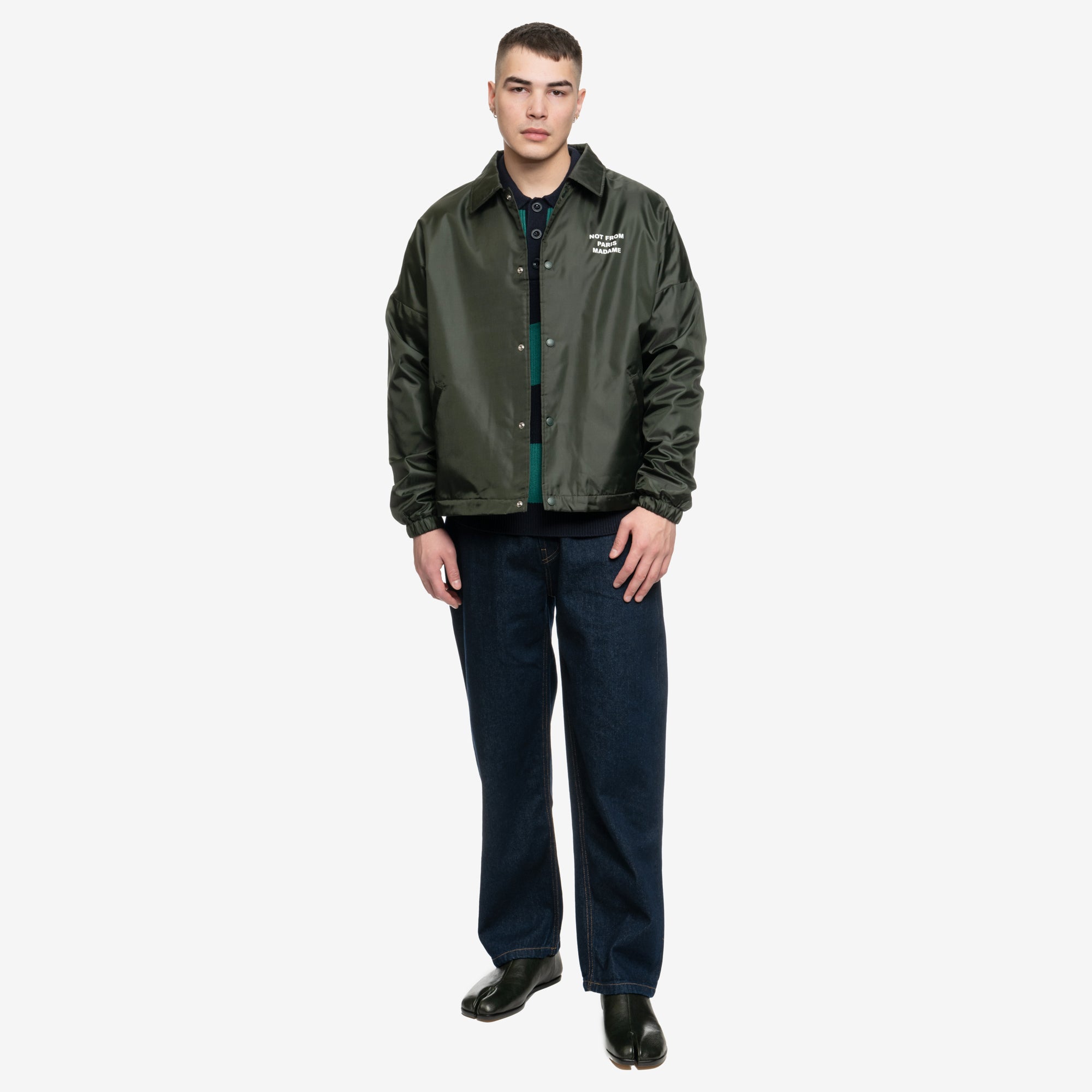 Drôle de Monsieur La Veste Polaire Slogan Khaki - 2