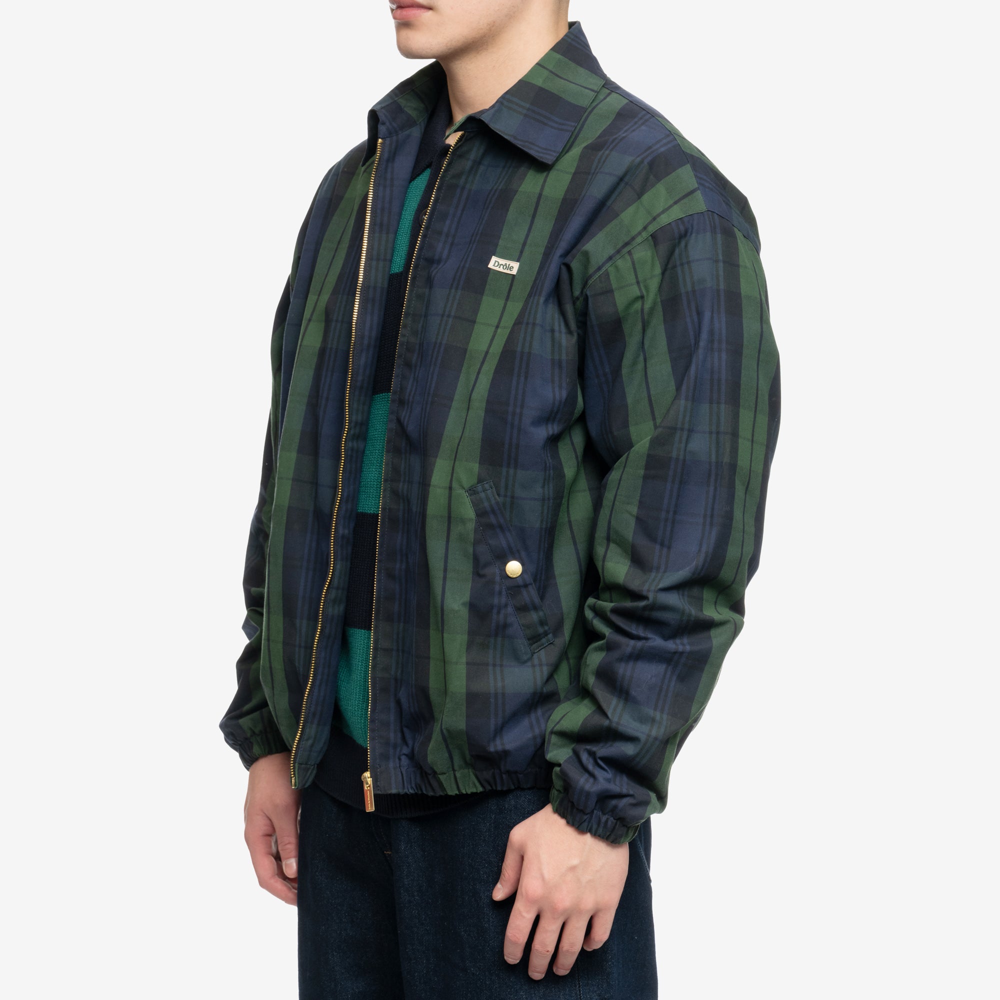 Drôle de Monsieur La Veste Tartan Green - 3