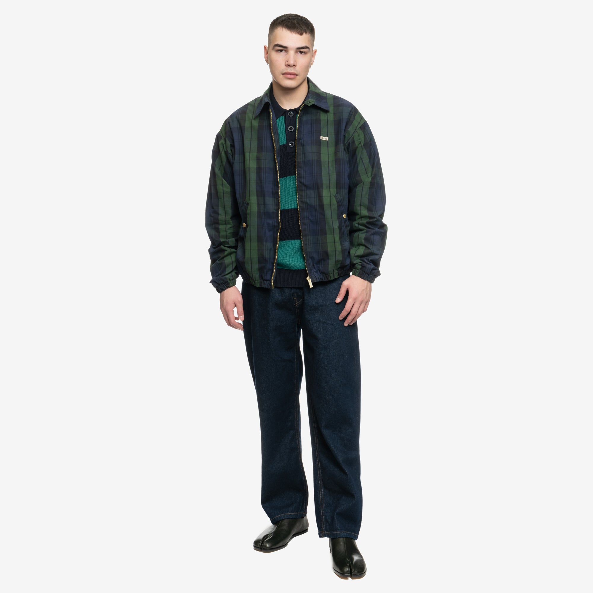 Drôle de Monsieur La Veste Tartan Green - 2