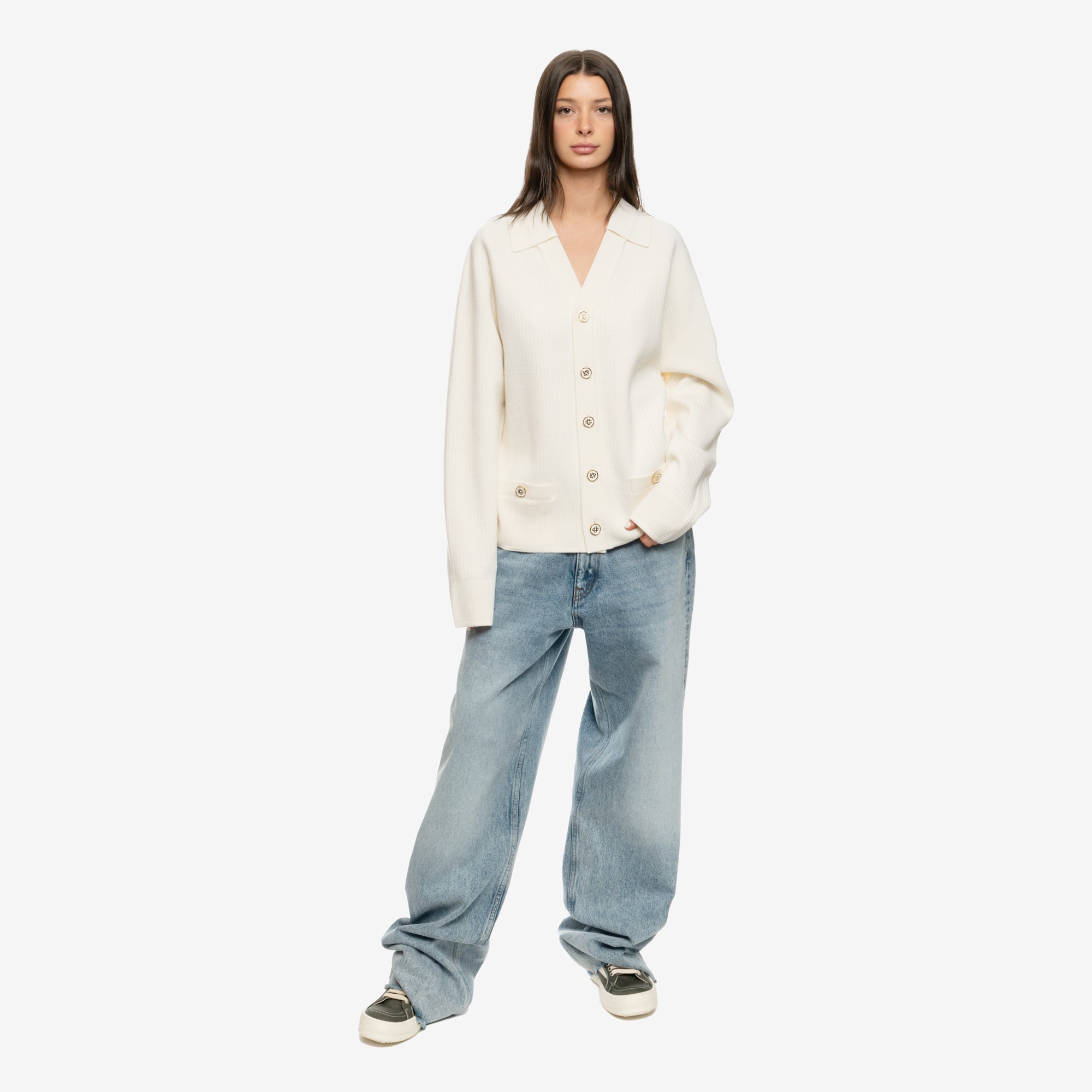 Photo of Casablanca Faux Rib Cardigan - 5
