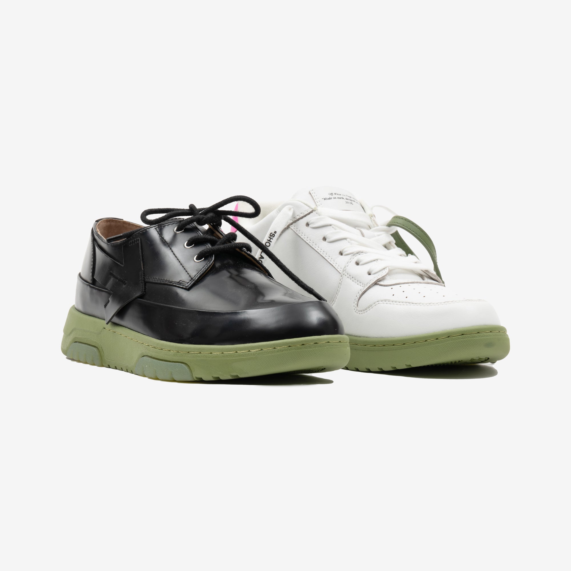 Off - White Half Half Sneakers BLACK - 1
