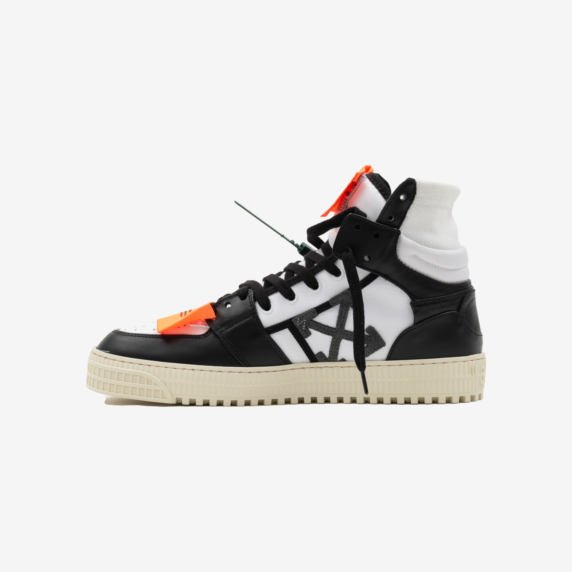 Off - White 3.0 OFF COURT LEATHER SNEAKERS WHITE - 4