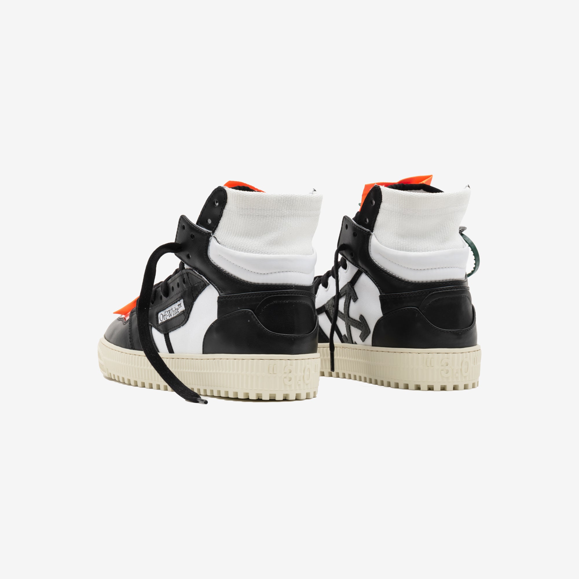 Off - White 3.0 OFF COURT LEATHER SNEAKERS WHITE - 2