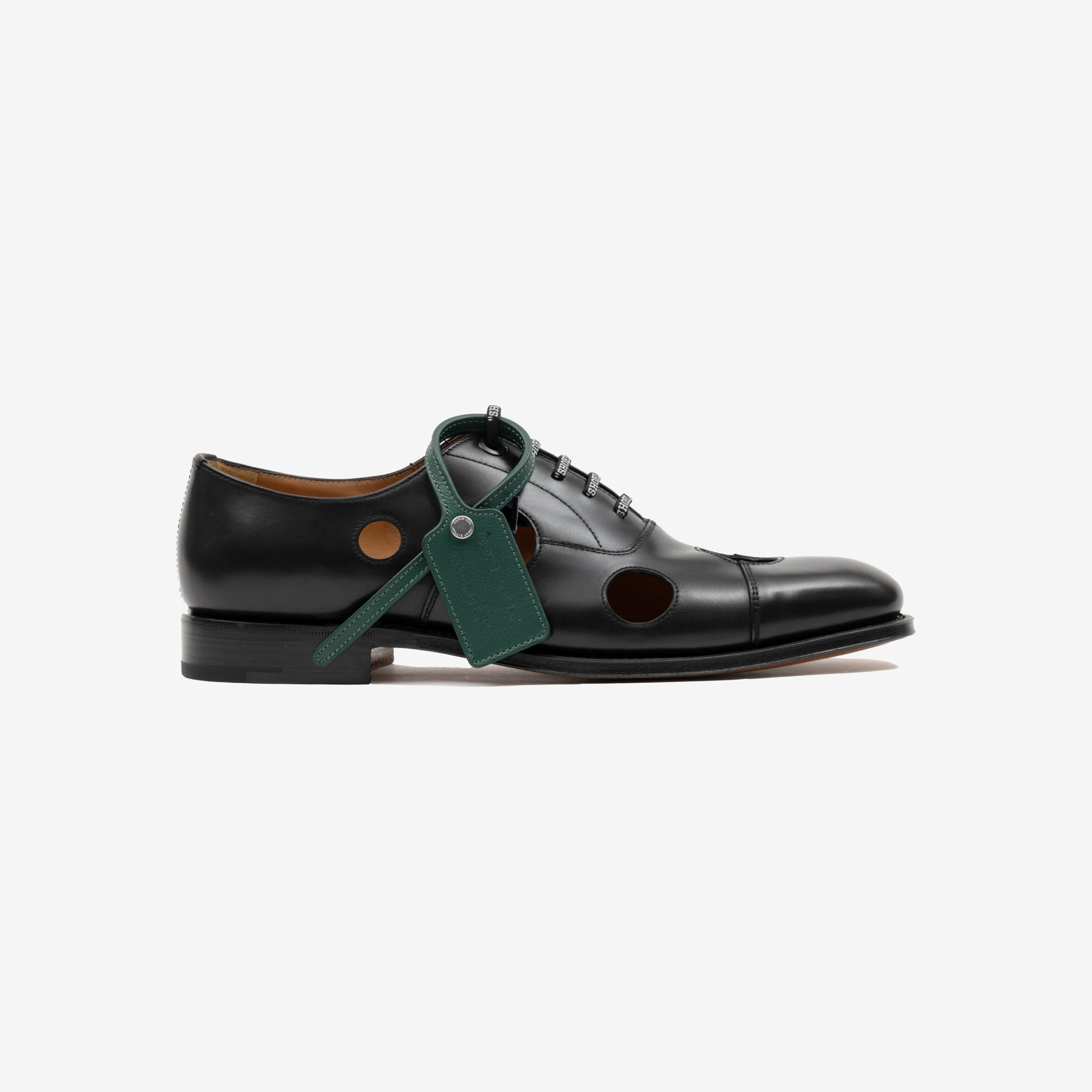 Off - White CHURCHS X OFF - WHITE CONSUL OXFORD SHOES BLACK - 3