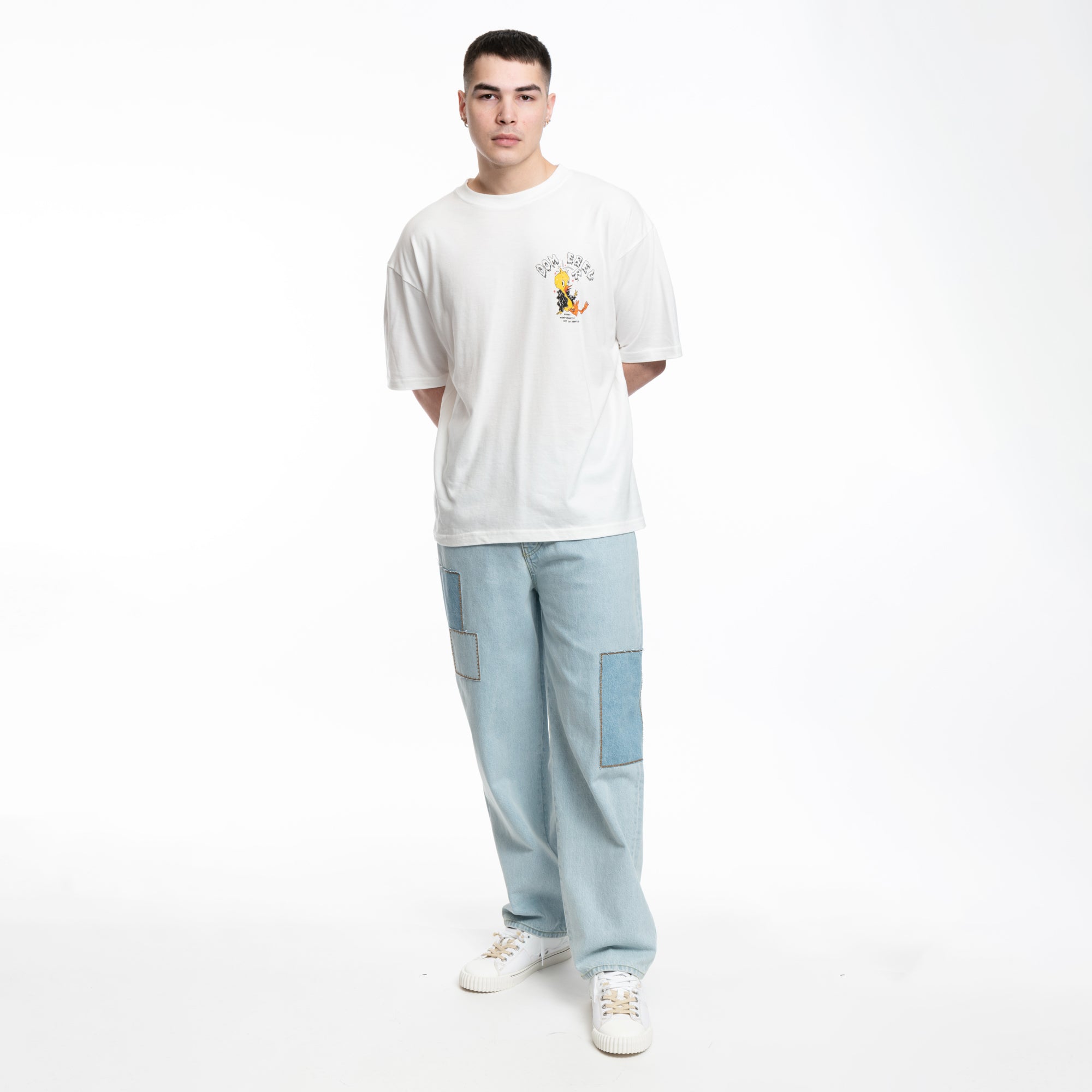 Drôle de Monsieur Le Jean Patchwork Blue - 2