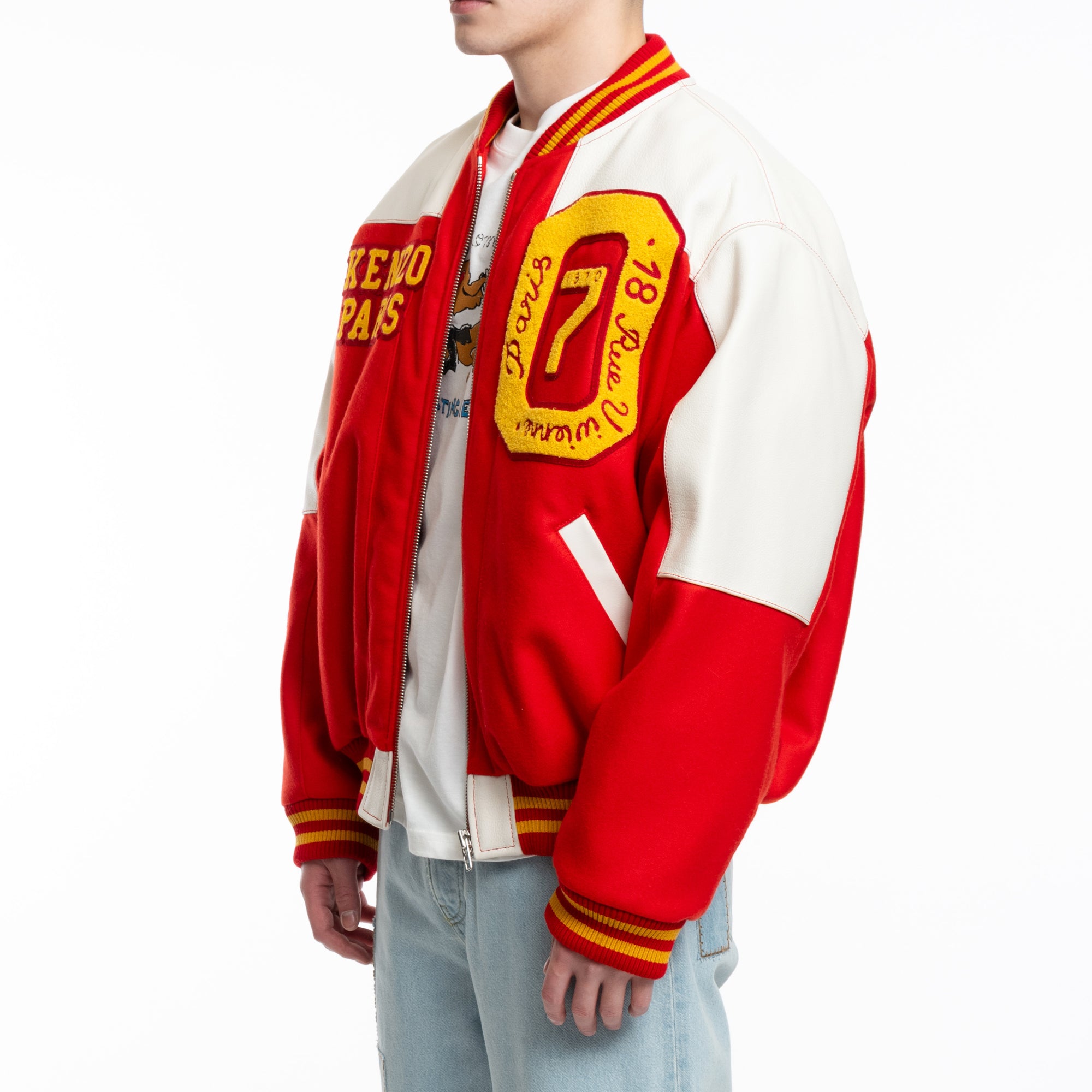 Kenzo Tiger Academy Varsity Jacket Cherry - 3