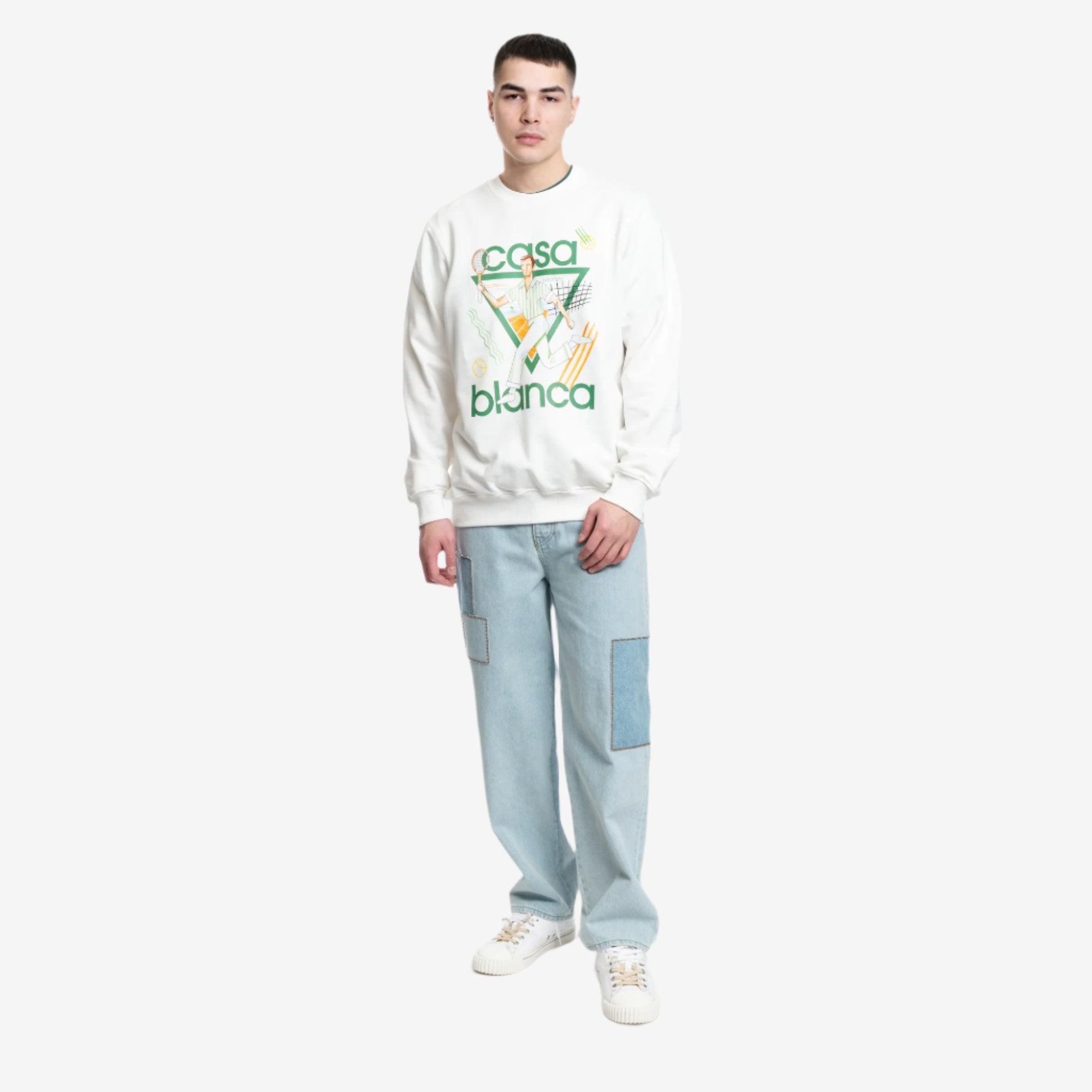 Casablanca Le Jeu Sweatshirt Off White - 2