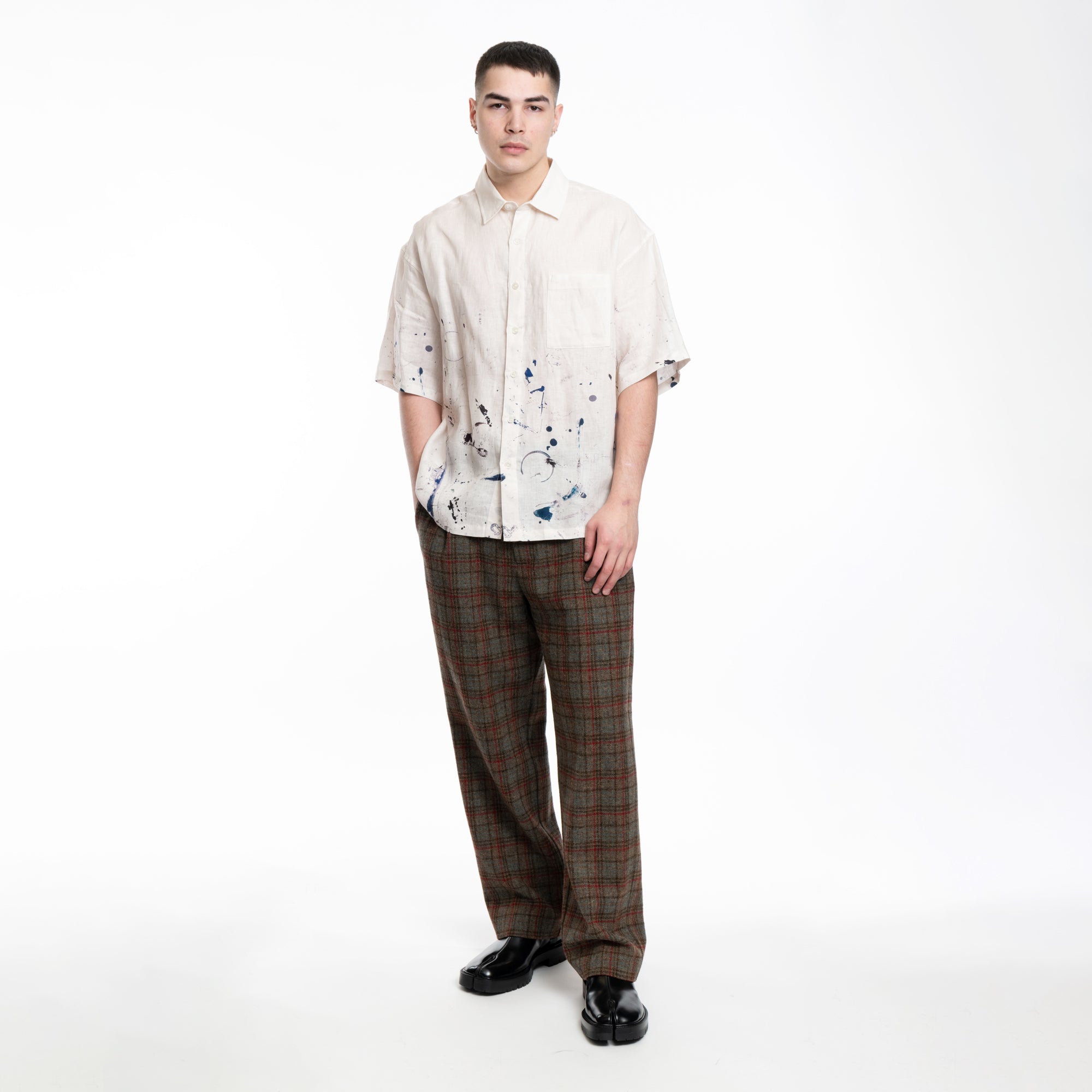 Dom Rebel Monday SS Shirt Beige - 2