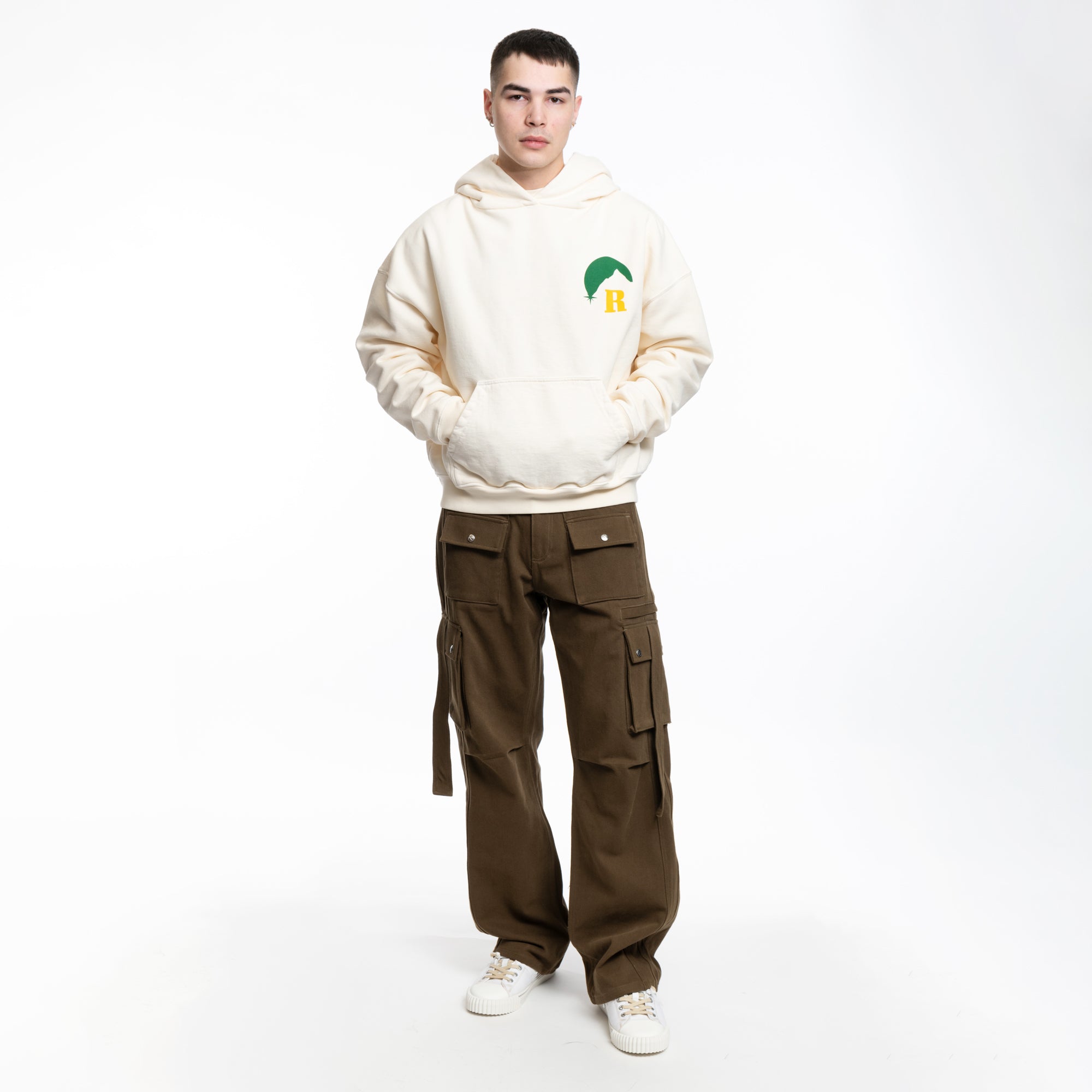 Rhude Moonlight Hoody Vintage White - 2