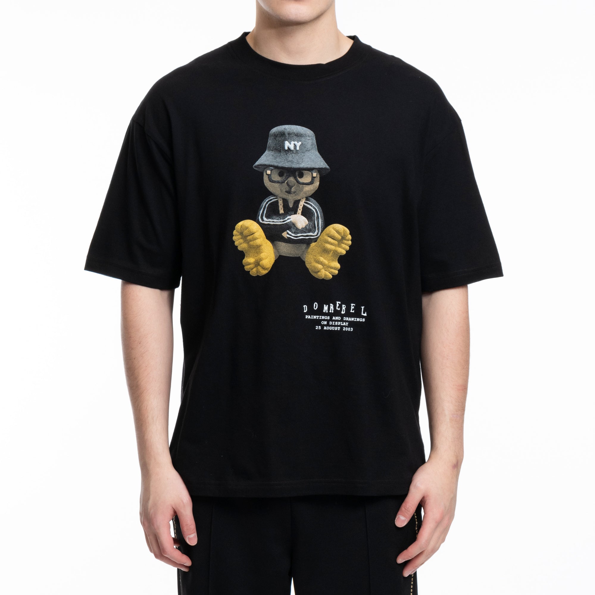 Dom Rebel New Yorker T-Shirt Black - 1