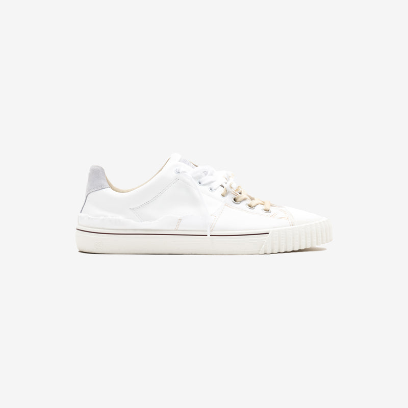 Image 2 of Margiela New Evolution Low White Sneakers side view on outside