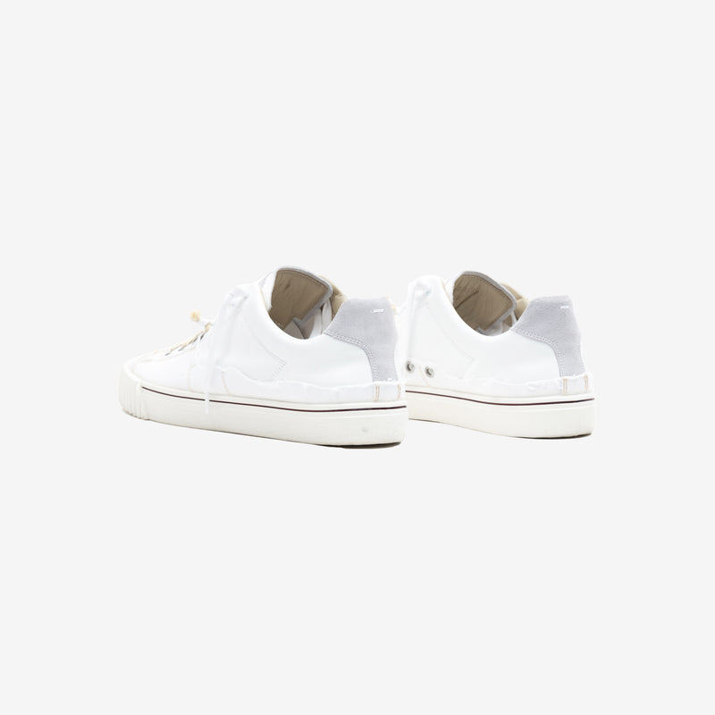 Image 4 of Margiela New Evolution Low White Sneakers side back view