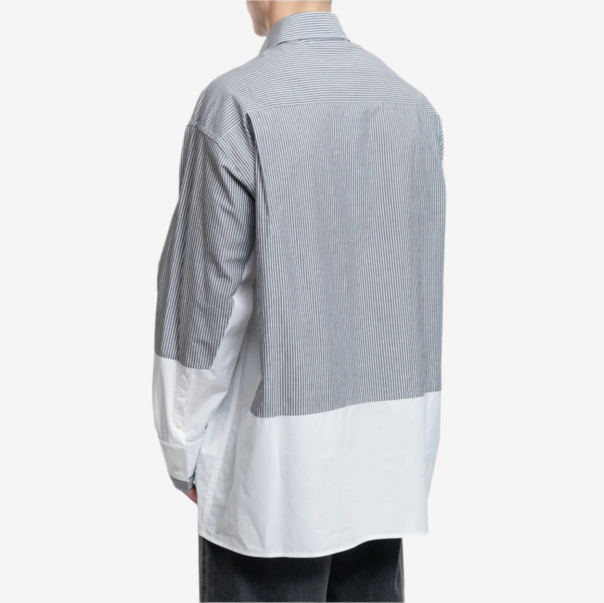 MM6 Stripy Shirt Dark Grey - 4